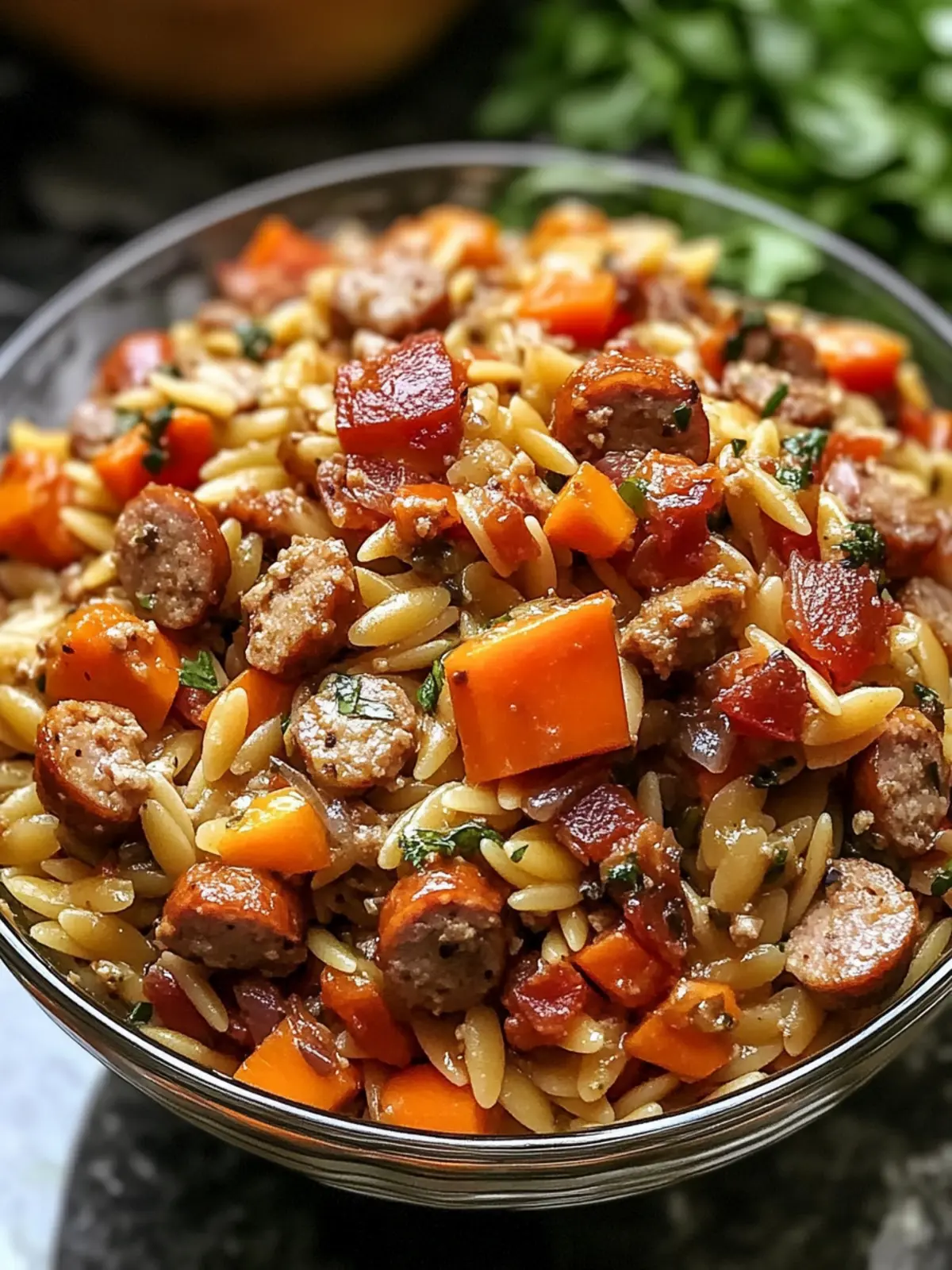 Irresistible Orzo with Italian Sausage and Veggies Delight 2 Orzo with Italian Sausage and Veggies