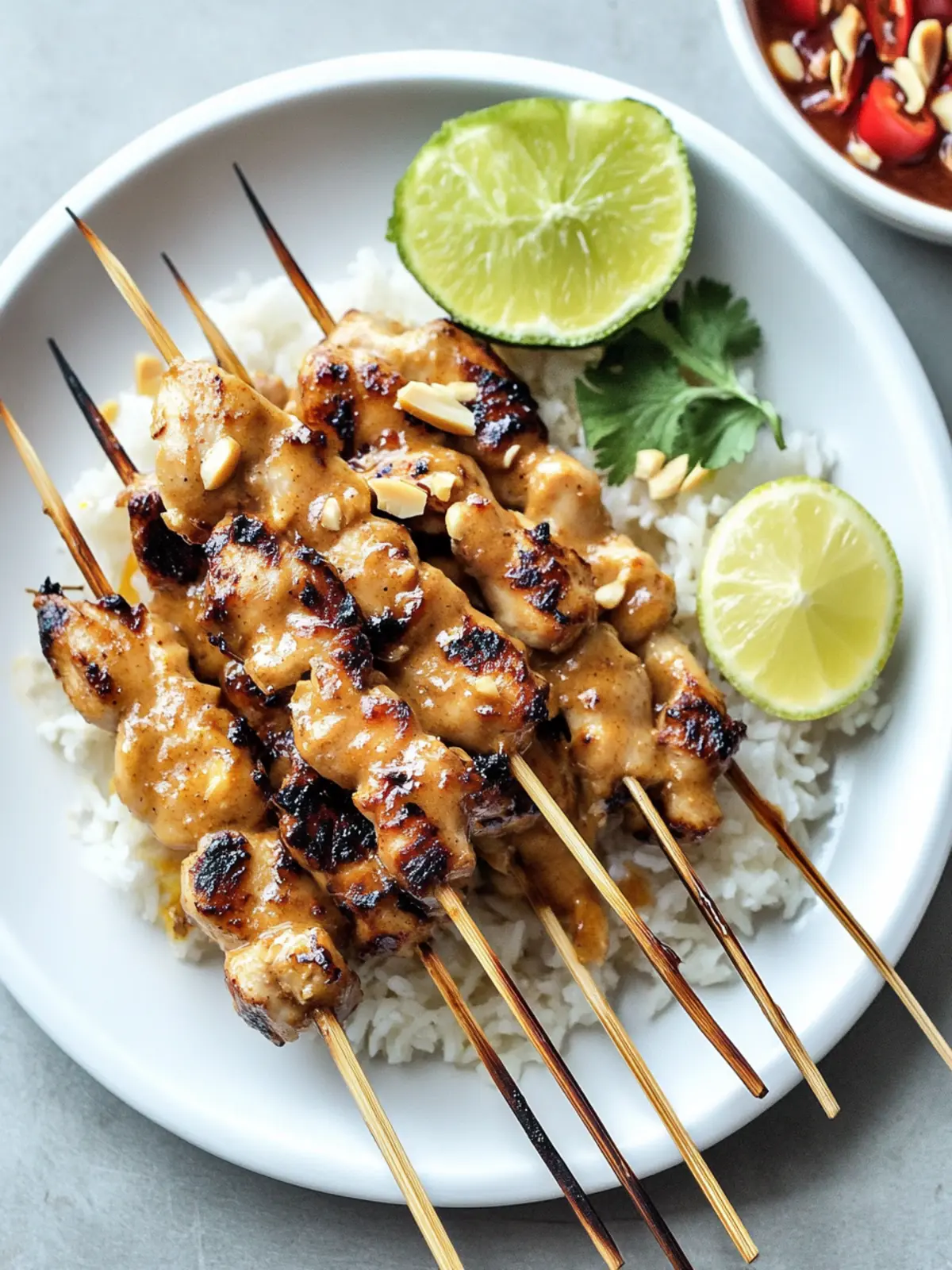Savor Homemade Indonesian Chicken Satay with Spicy Peanut Sauce 5 Indonesian Chicken Satay with Spicy Peanut Sauce