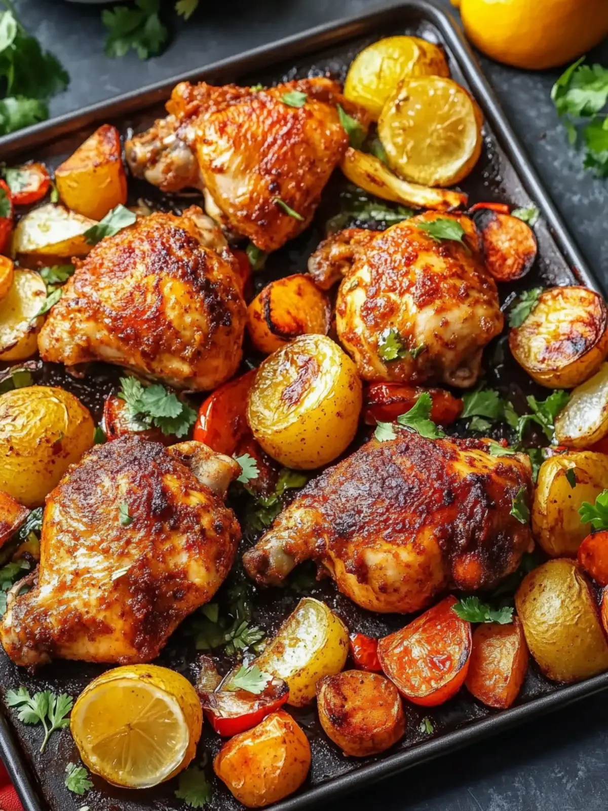 Sheet Pan Peri Peri Chicken