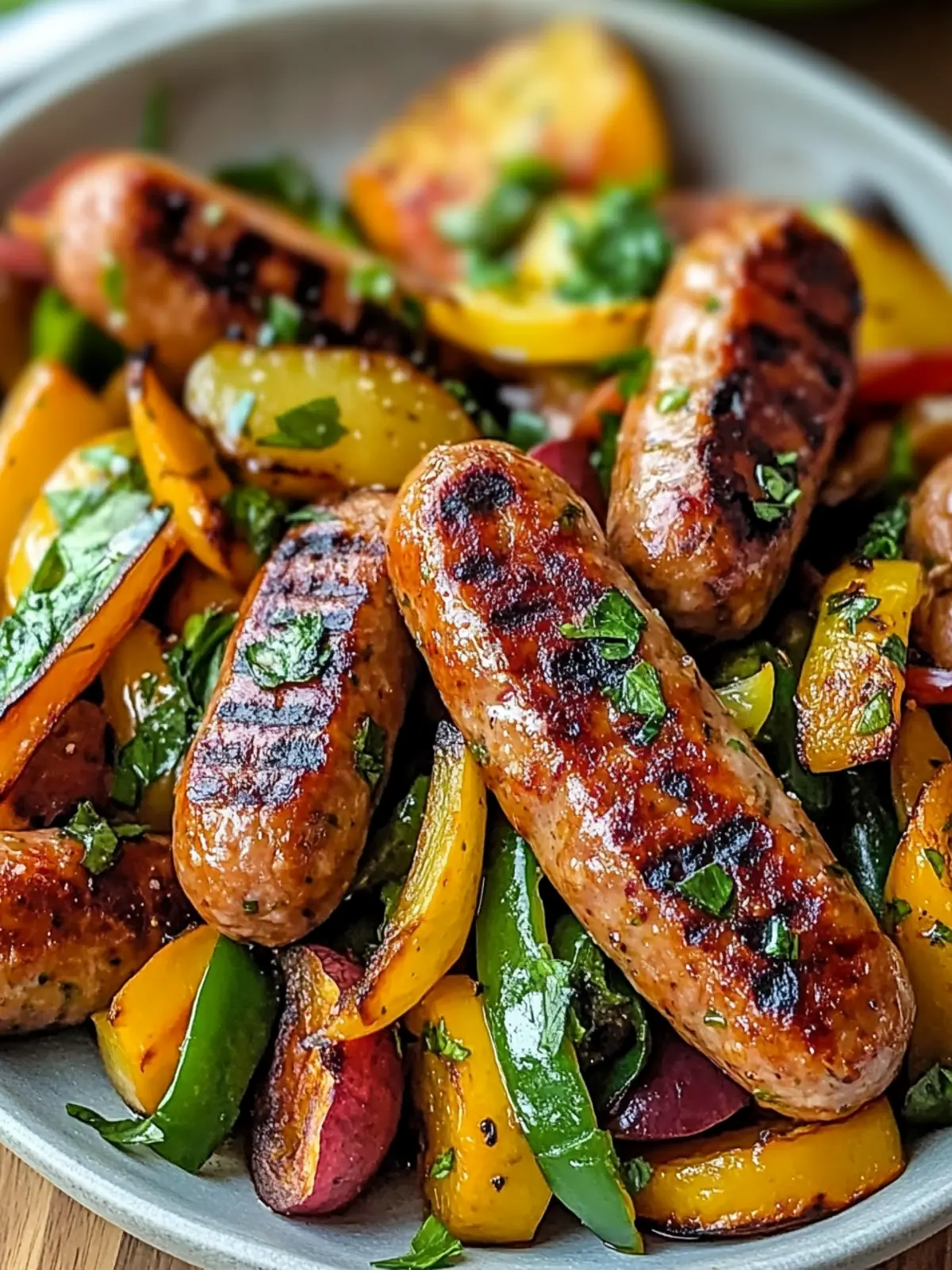 Savor Air Fryer Sausage with Vegetables for Quick Family Meals 5 Air Fryer Sausage with Vegetables