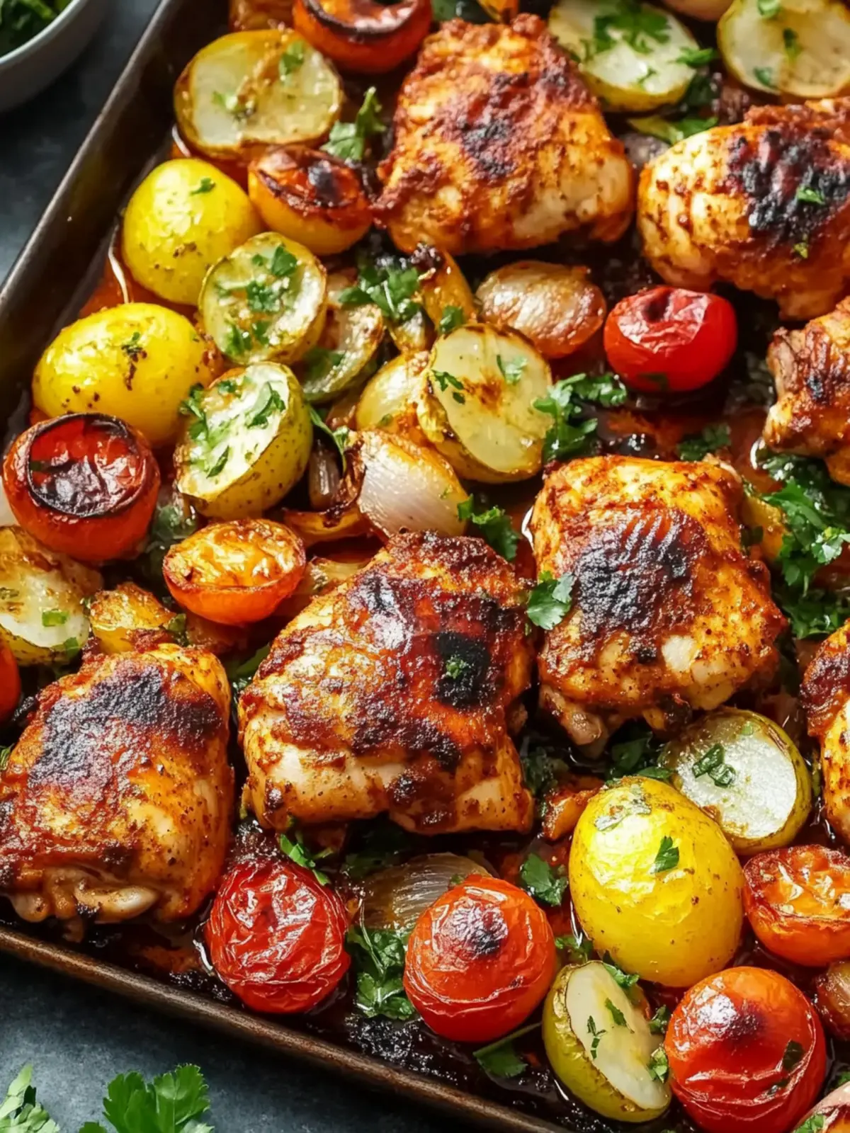 Sheet Pan Peri Peri Chicken