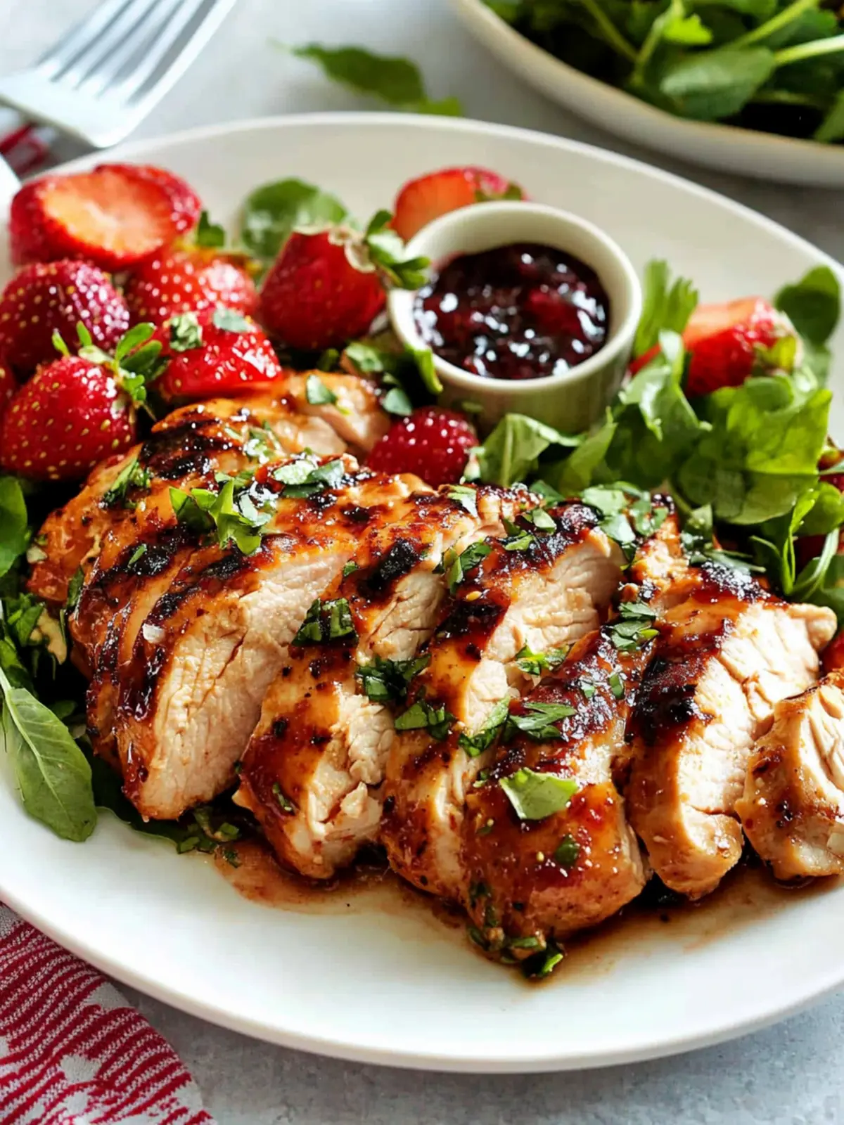 Strawberry Chicken Bliss: Quick, Tangy Recipe for Weeknights 2 Strawberry Chicken