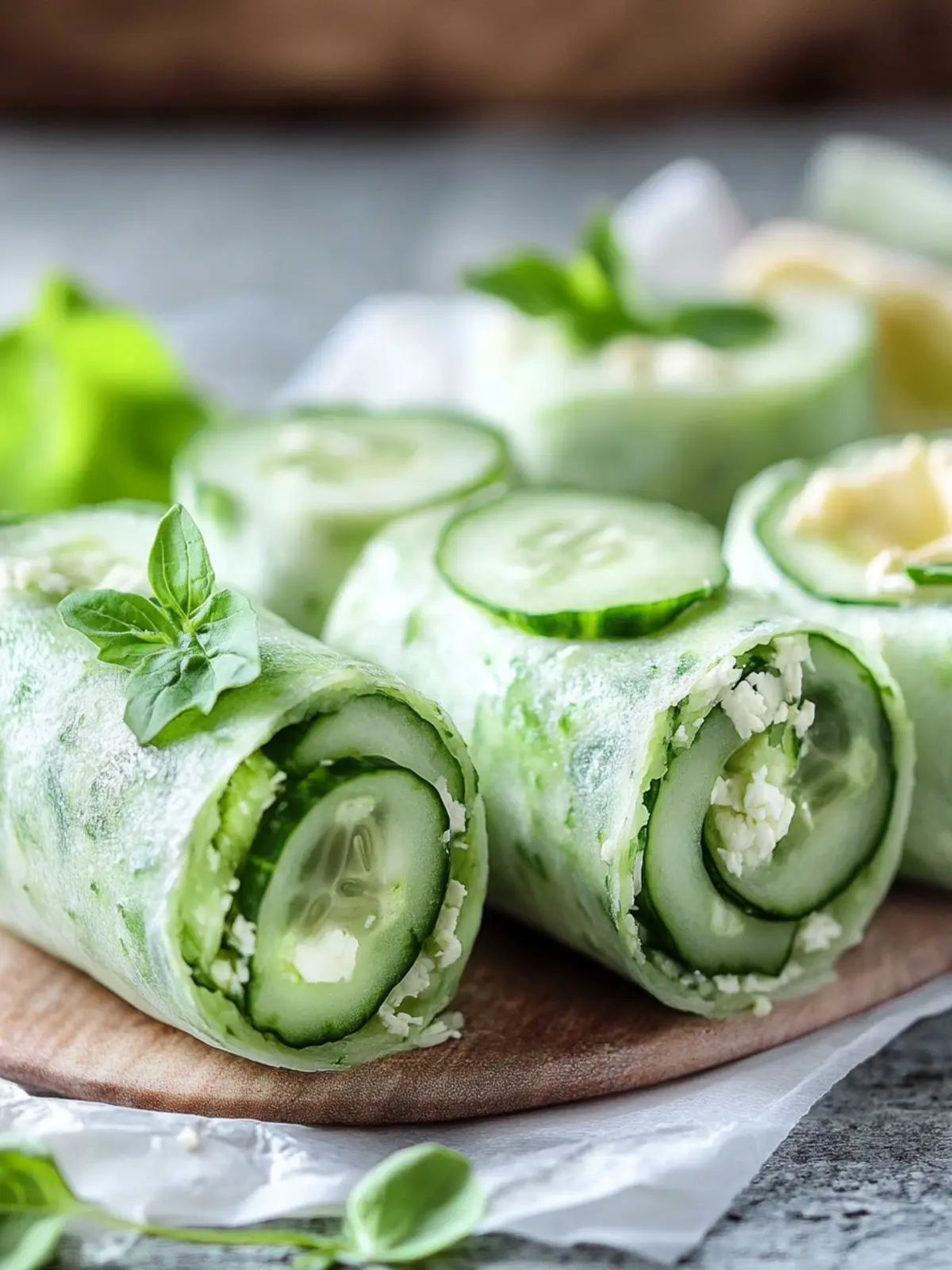Cucumber Wraps with Green Goddess Dressing: A Zesty Delight 5 Cucumber Wraps with Green Goddess Dressing