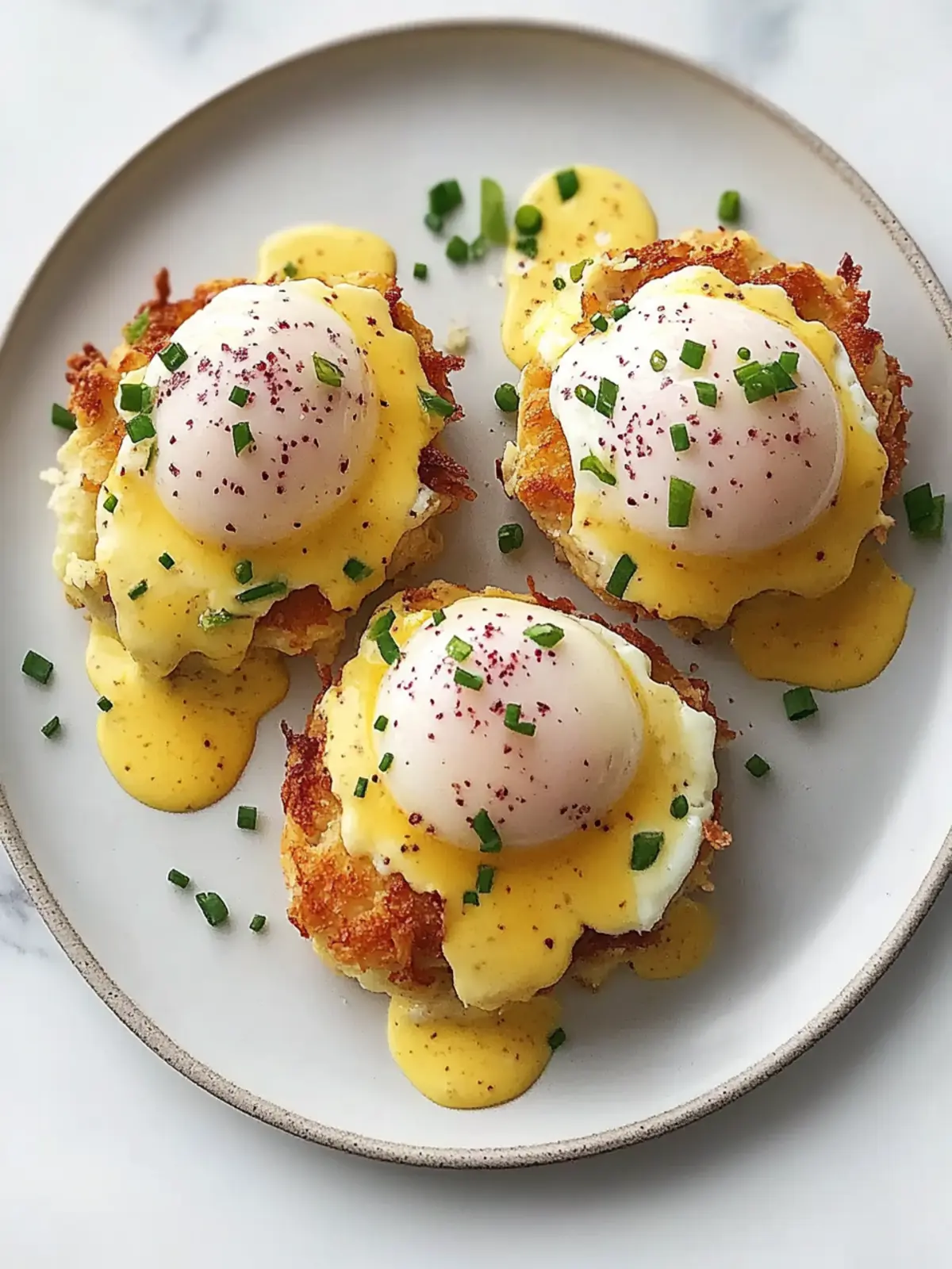 Crispy Easy Latke Eggs Benedict for Your Perfect Brunch 2 Easy Latke Eggs Benedict