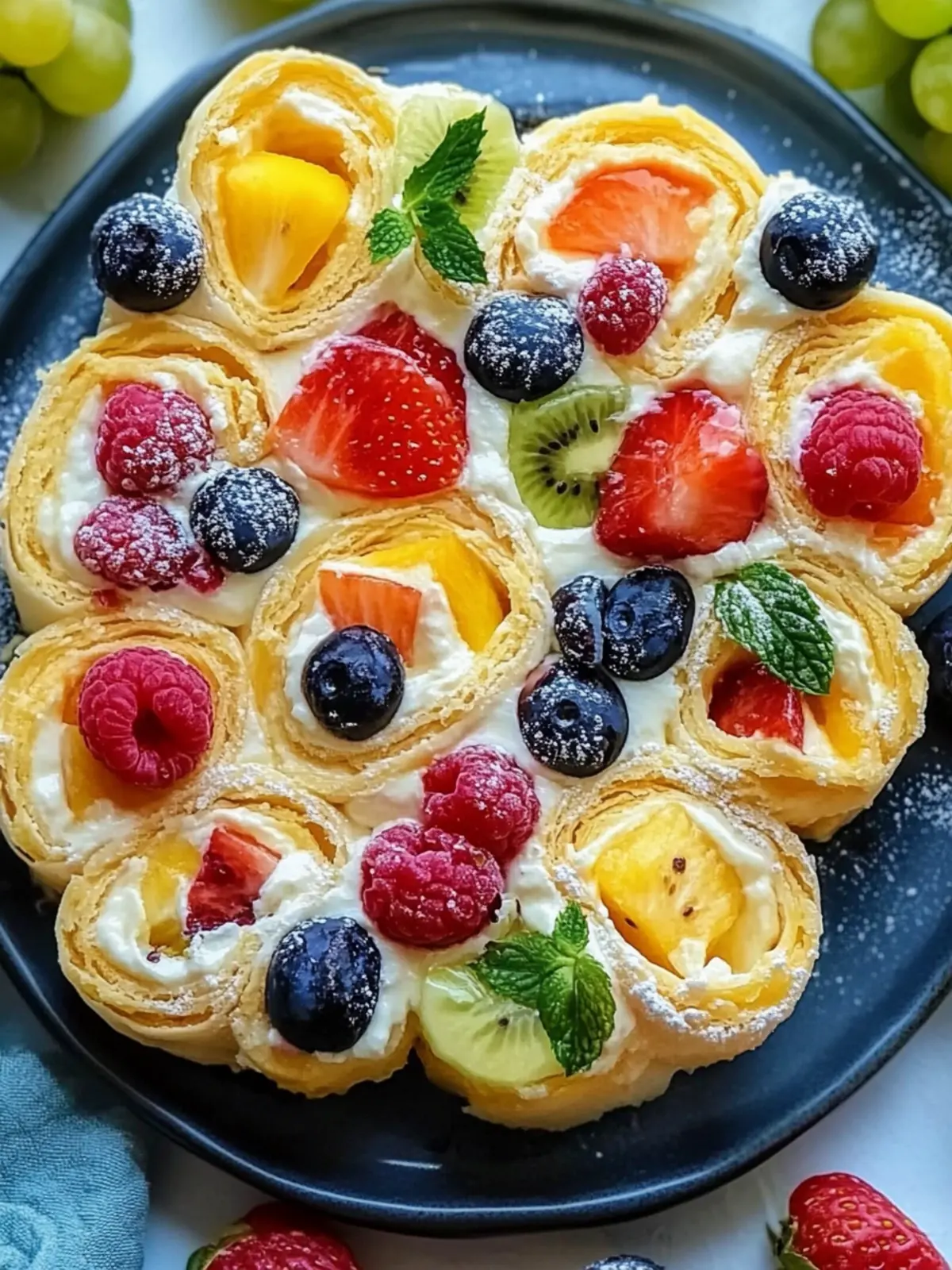 Cheesecake Fruit Salad Roll Ups: Easy No-Bake Treats You’ll Love 4 Cheesecake Fruit Salad Roll Ups