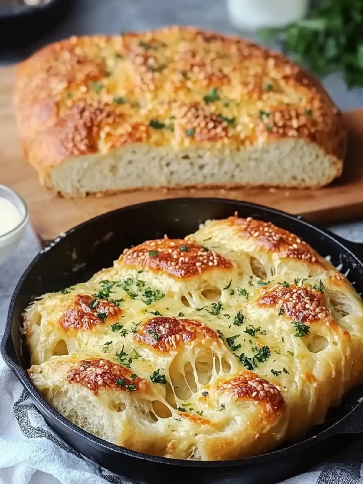 Irresistible Cheesy Skillet Garlic Bread You’ll Crave 5 Cheesy Skillet Garlic Bread