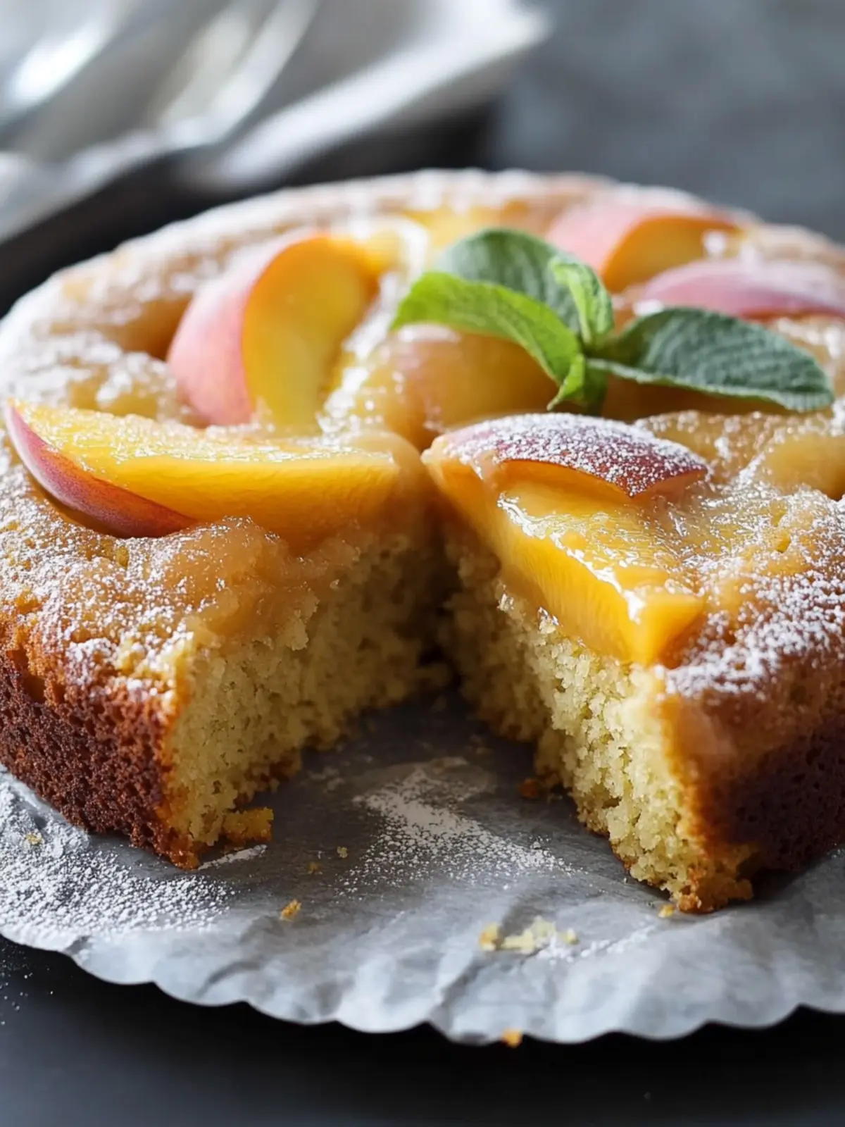 Irresistible Brown Sugar Peach Cake for Cozy Evenings 5 Brown Sugar Peach Cake