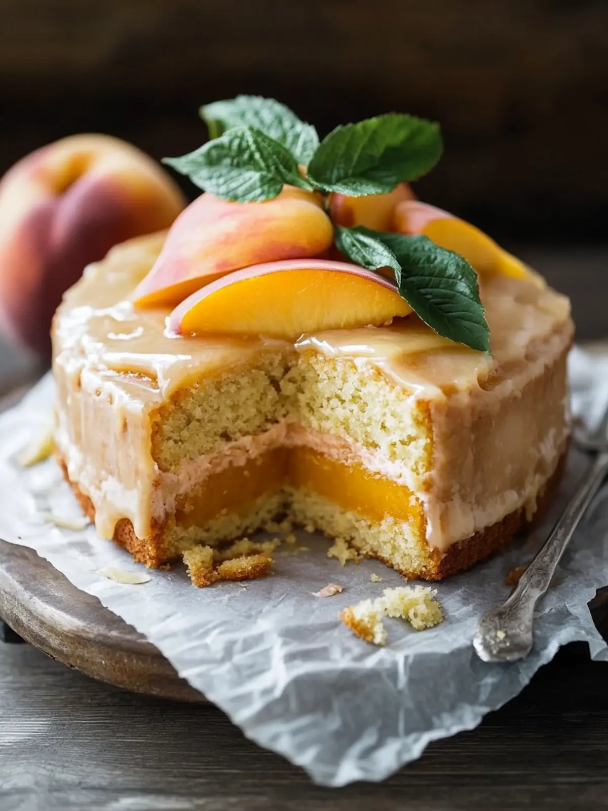 Irresistible Brown Sugar Peach Cake for Cozy Evenings 3 Brown Sugar Peach Cake