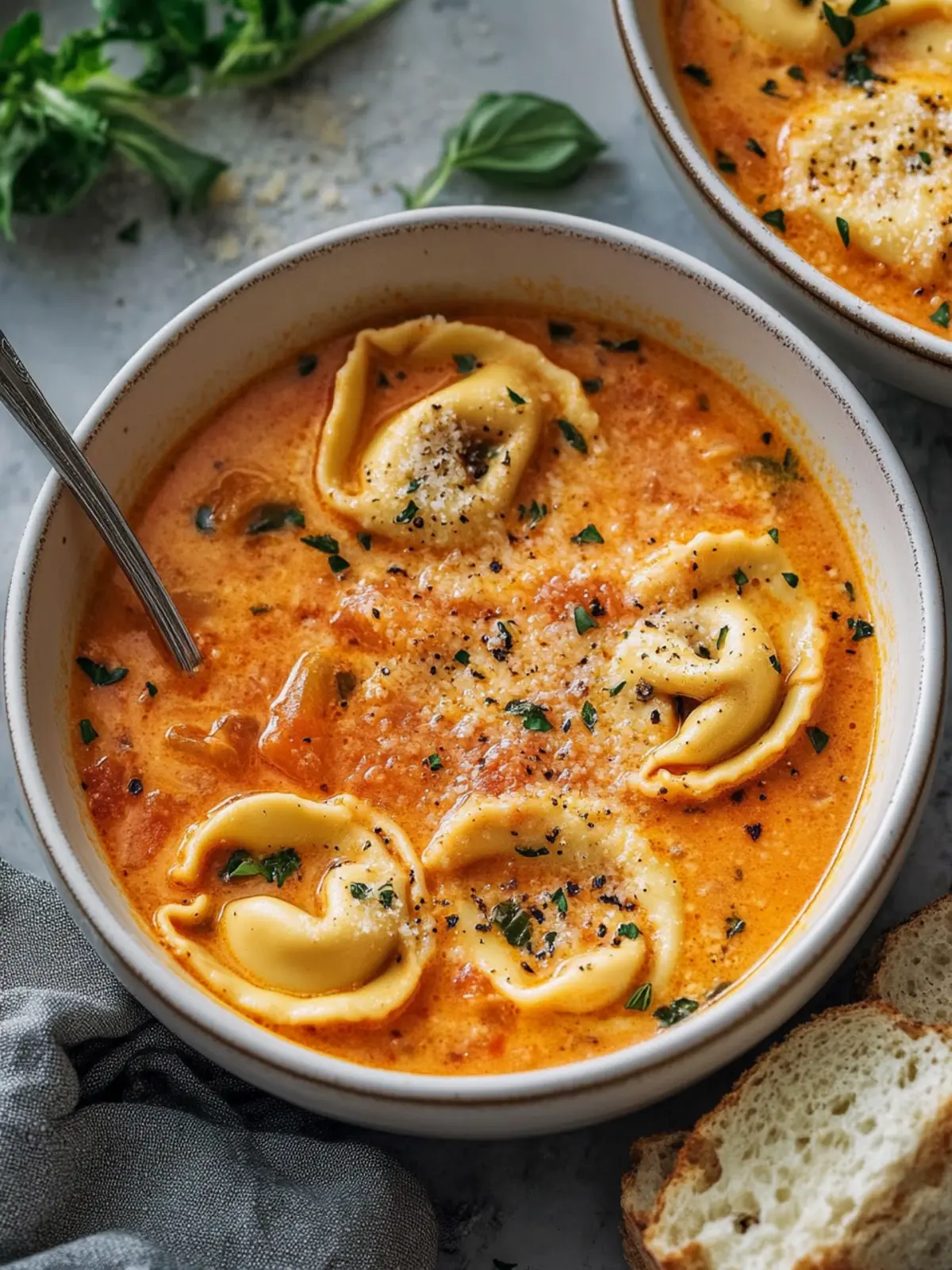 Cozy Up with Cheesy Tomato Tortellini Soup Tonight 5 Cheesy Tomato Tortellini Soup