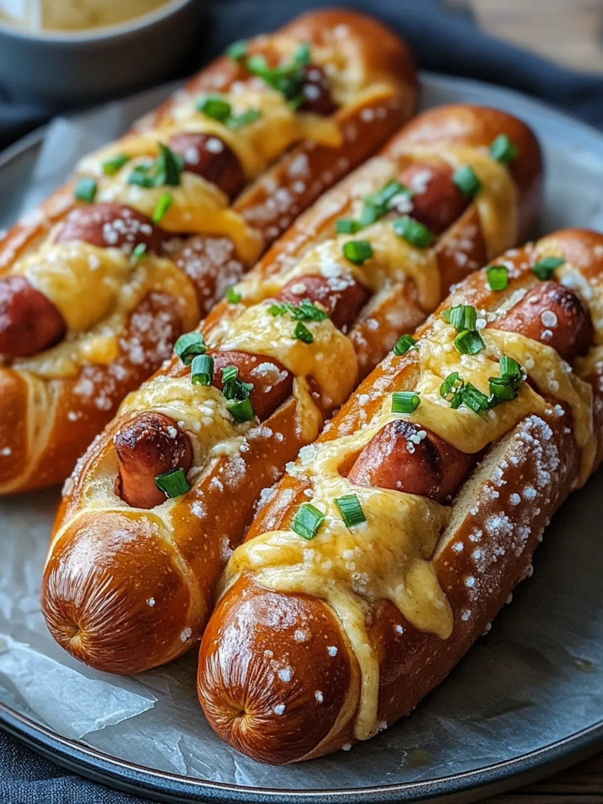 Mouthwatering Cheesy Pretzel Dogs for Ultimate Snack Cravings 4 Cheesy Pretzel Dogs
