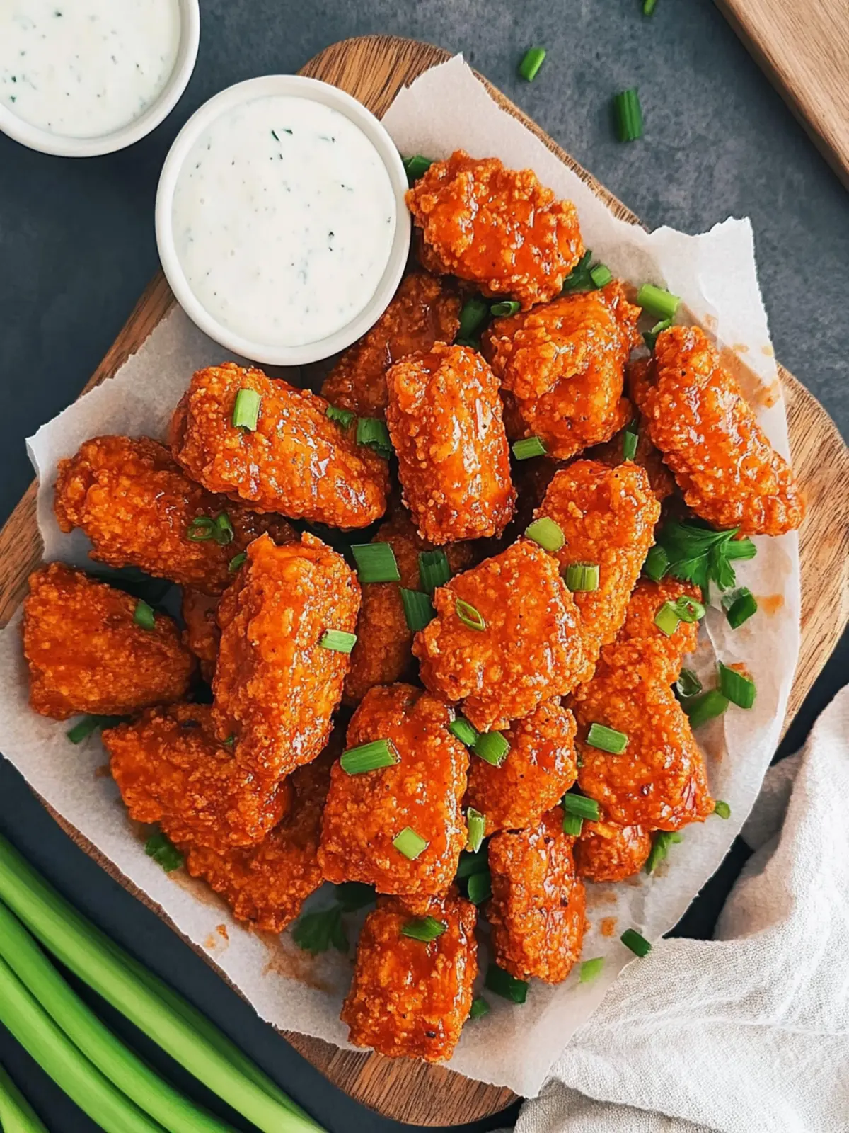Crispy Buffalo Tofu Wings That Will WOW Your Taste Buds 2 Buffalo Tofu Wings