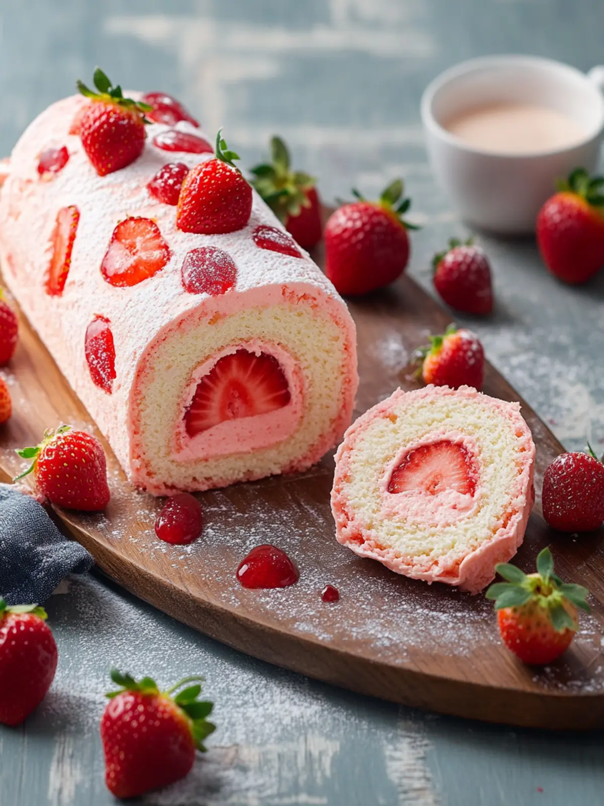 Elegant Strawberry Cake Roll That Will Wow Your Guests 3 Strawberry Cake Roll
