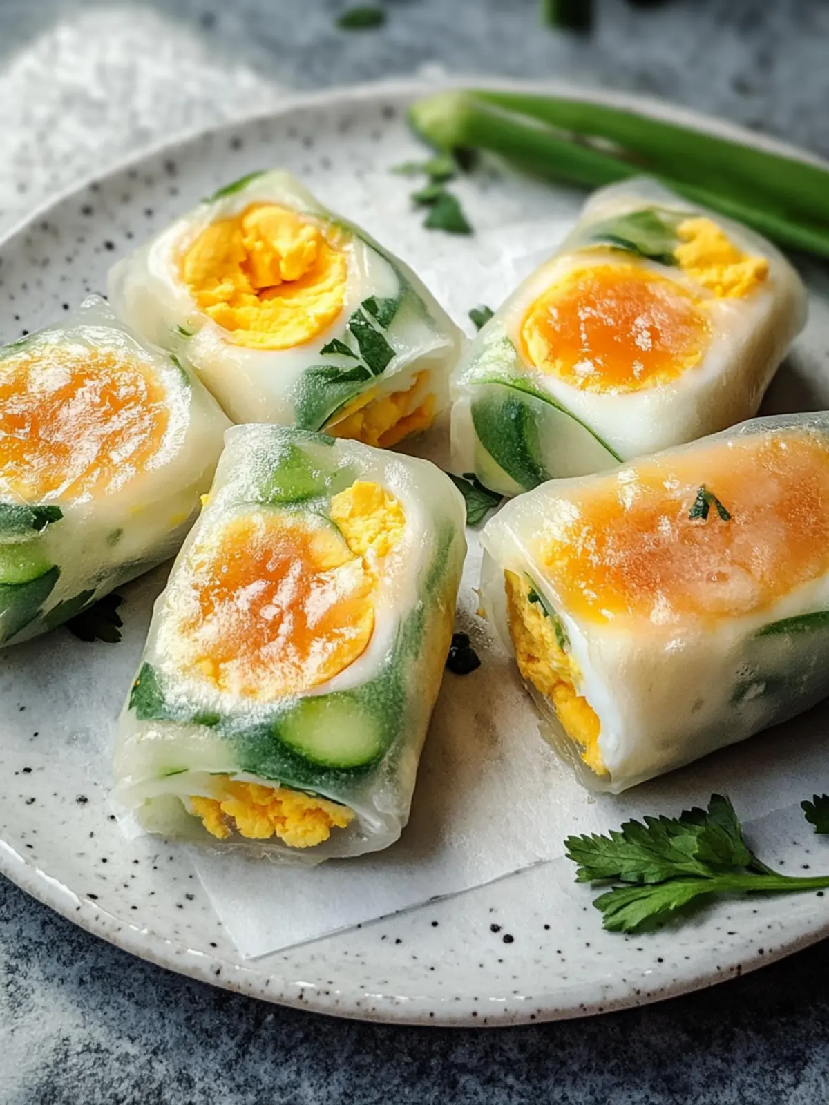 Crispy Rice Paper Egg Wraps: A Crunchy Breakfast Delight 3 Crispy Rice Paper Egg Wraps