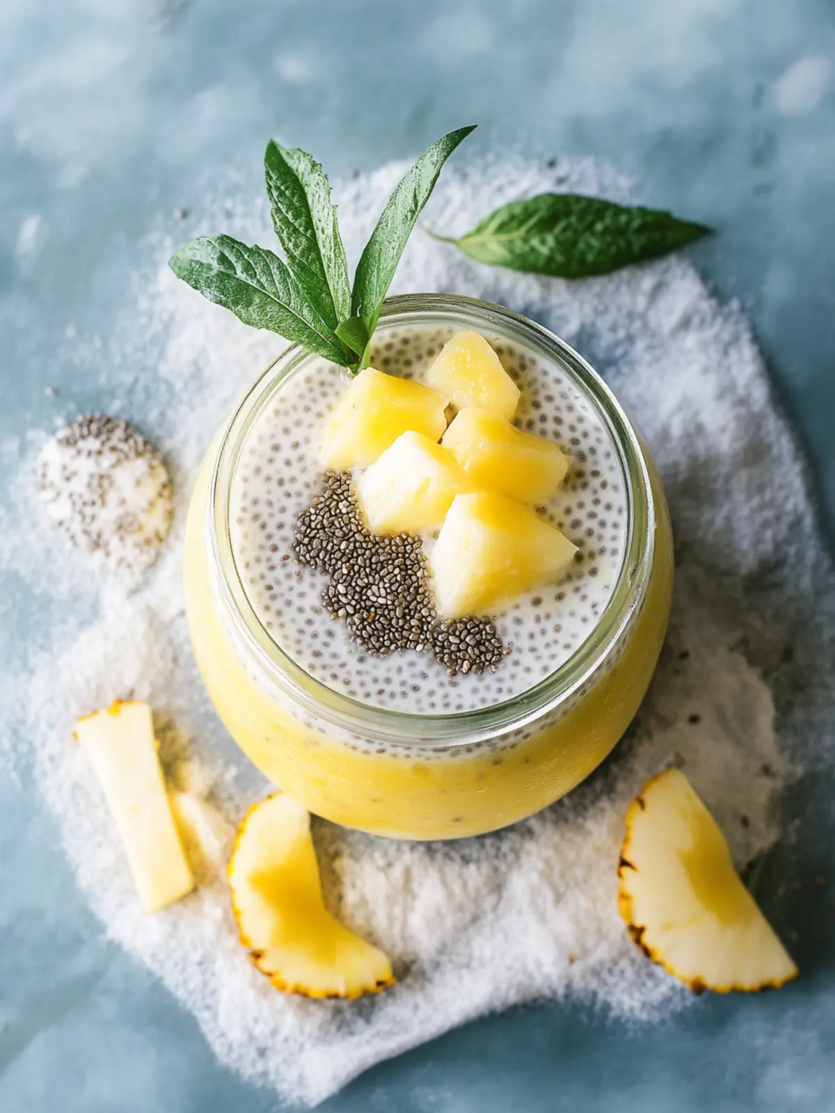 Tropical Piña Colada Chia Pudding: A Healthy Delight 4 Piña Colada Chia Pudding