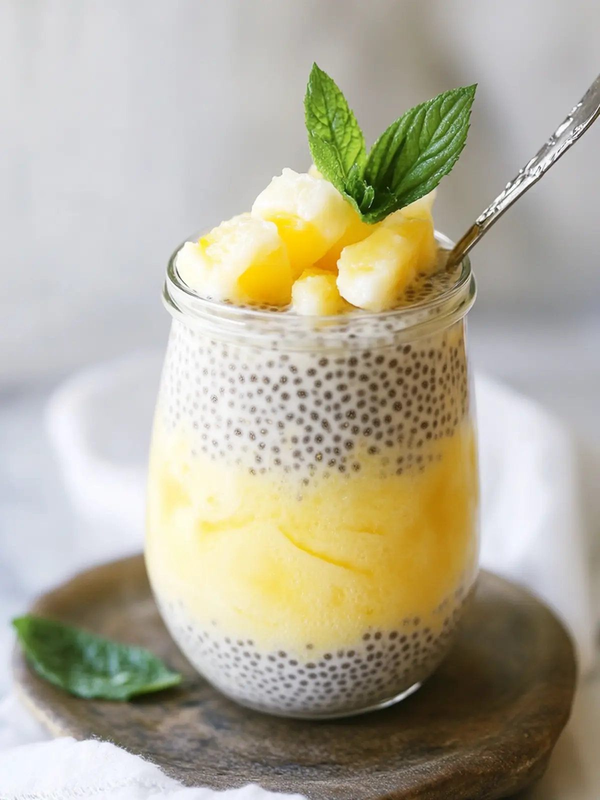 Tropical Piña Colada Chia Pudding: A Healthy Delight 3 Piña Colada Chia Pudding