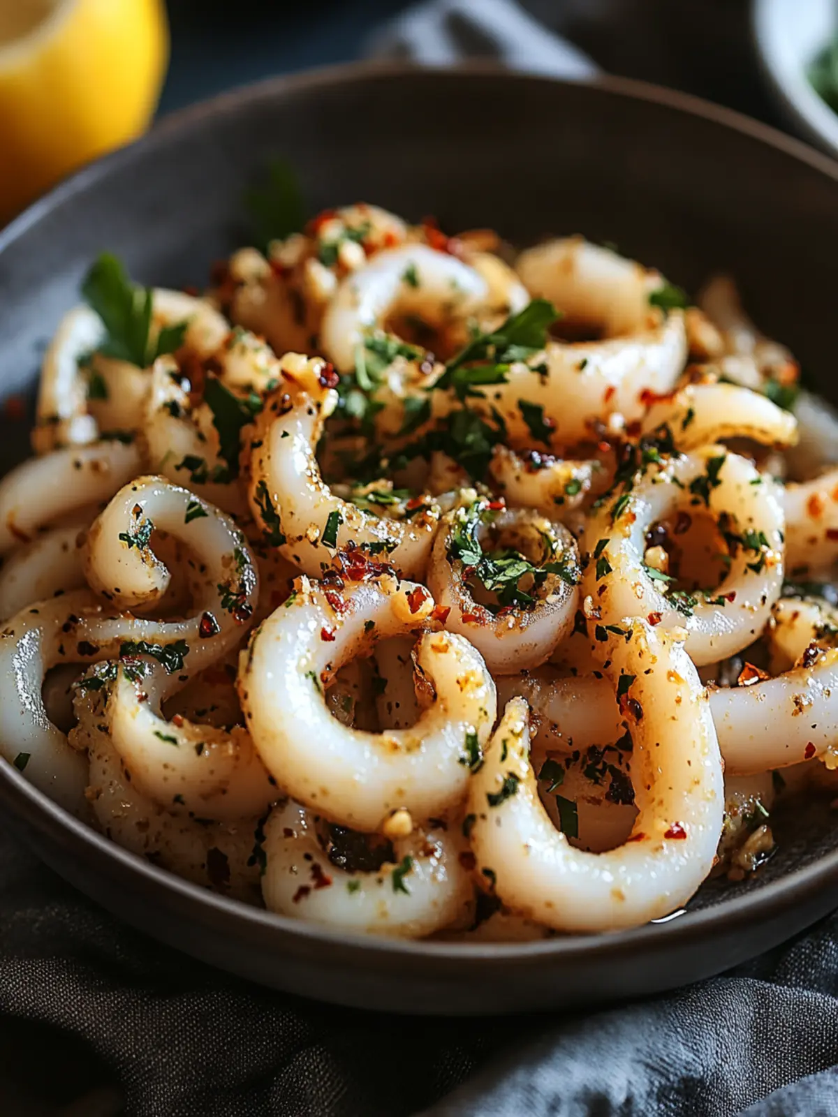Savory Keto Garlic Squid in 20 Minutes Flat 3 Keto Garlic Squid