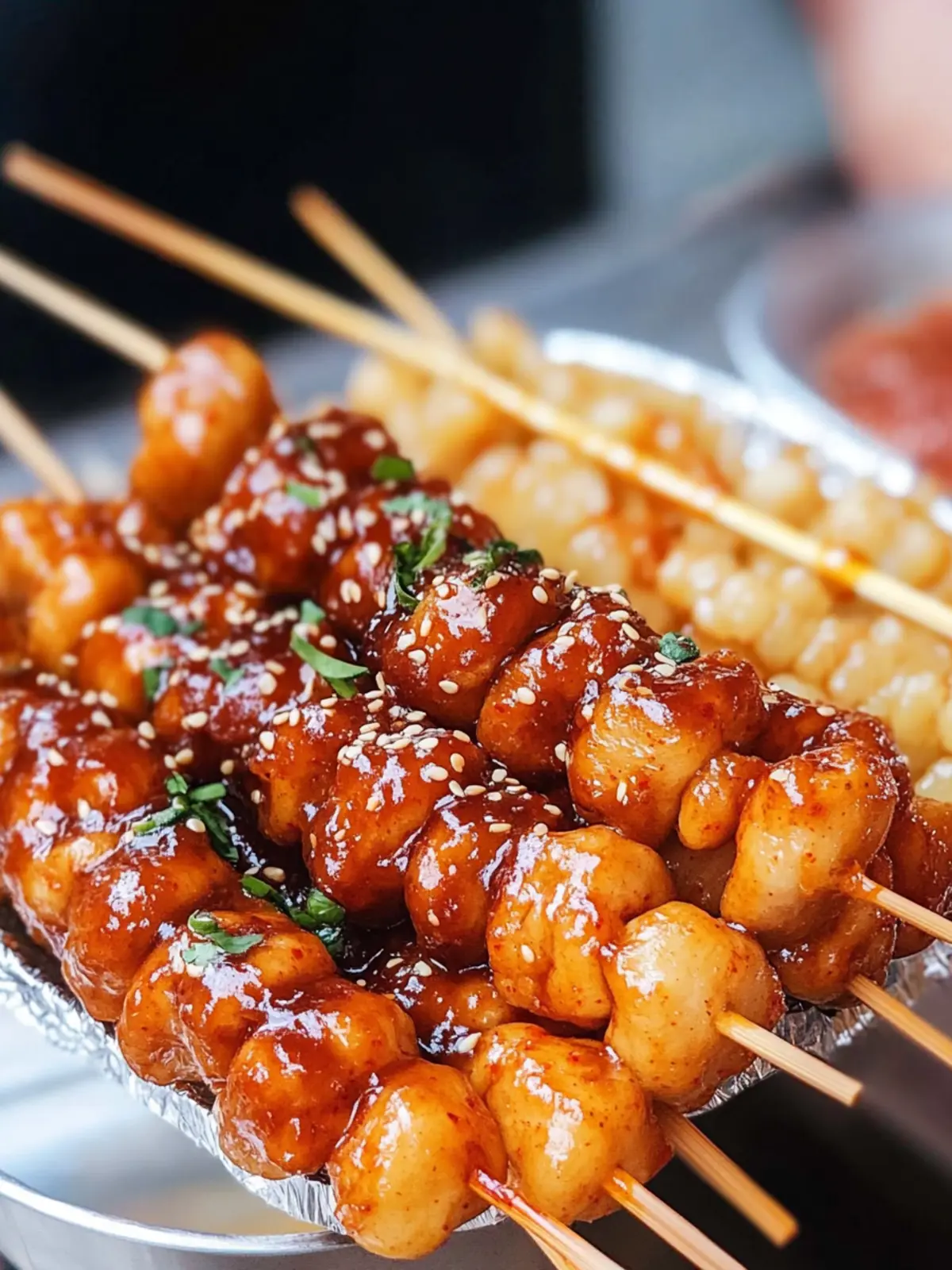 Sizzle Up Tteokkochi – Korean Street Food Skewers Delight 4 Tteokkochi – Korean Street Food Skewers