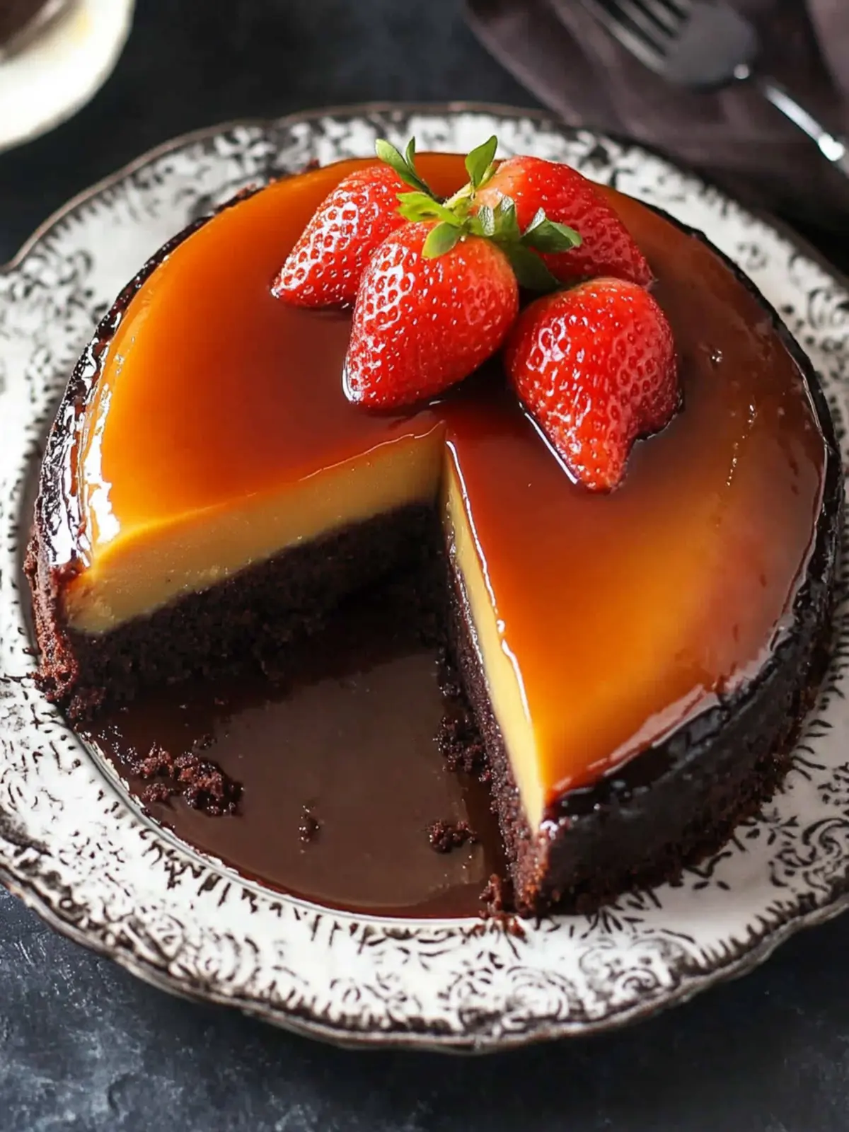 Irresistible Chocolate Flan Cake for Any Special Occasion 5 Chocolate flan cake