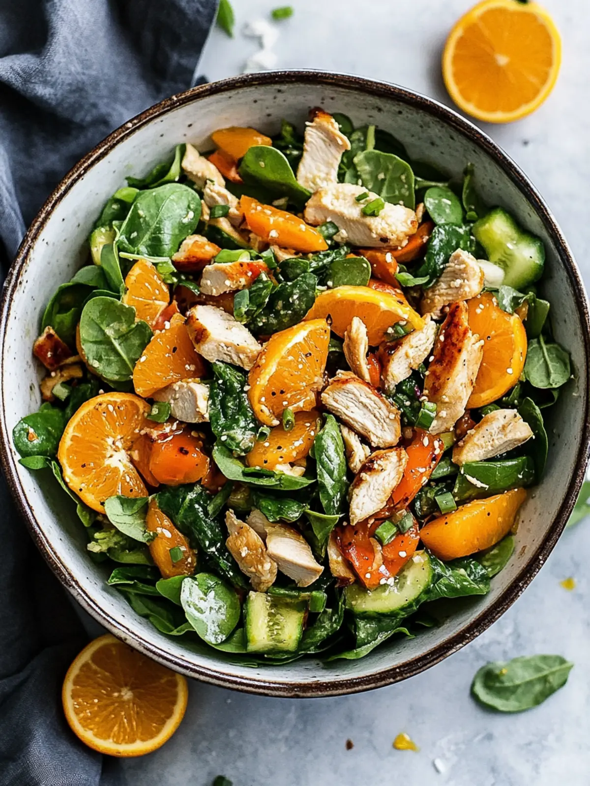Zesty Mandarin Chicken Salad That Will Brighten Your Day 2 Mandarin Chicken Salad