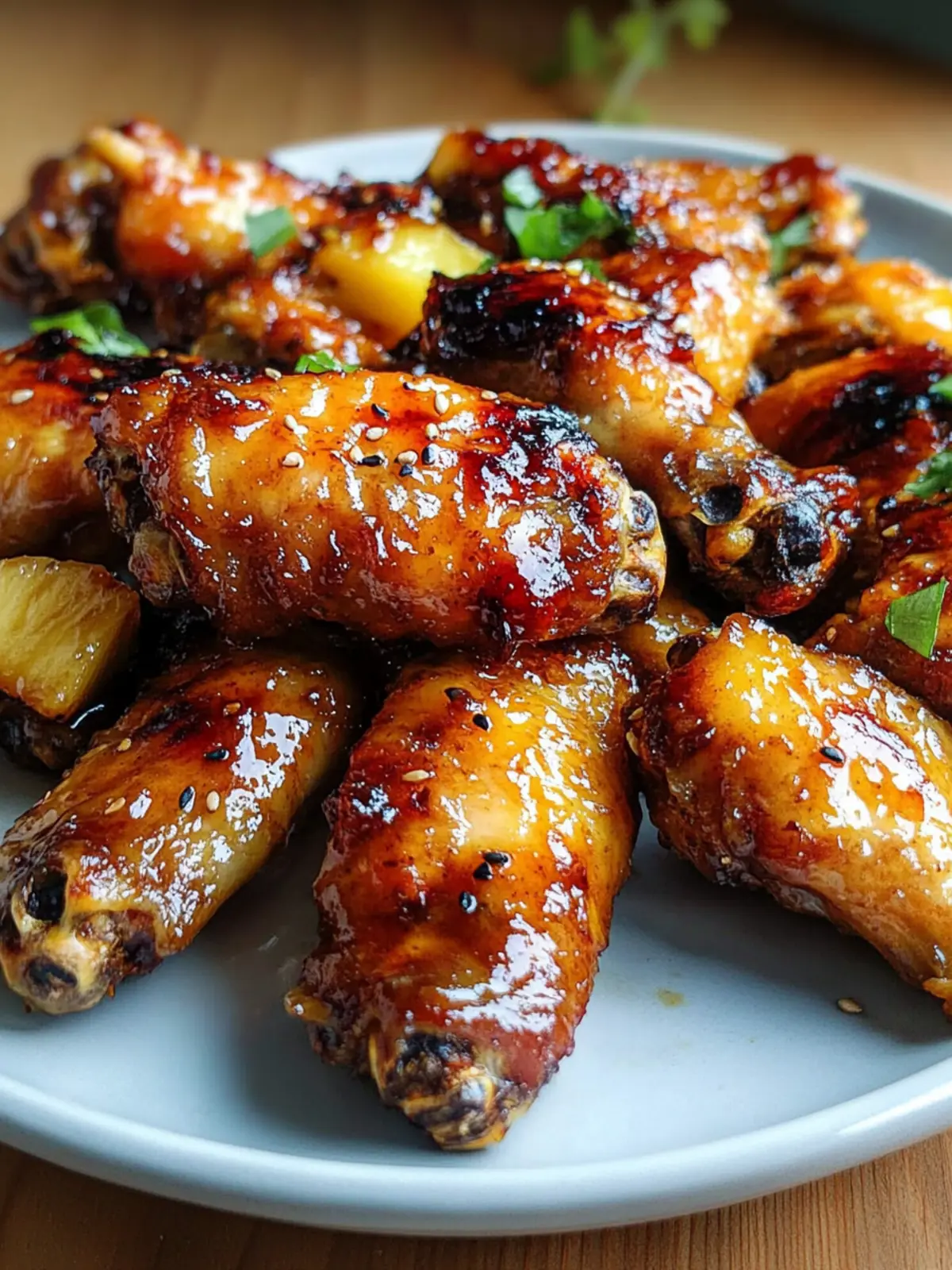 Sticky Pineapple-Teriyaki Chicken Wings You’ll Crave Forever 2 Sticky Pineapple-Teriyaki Chicken Wings