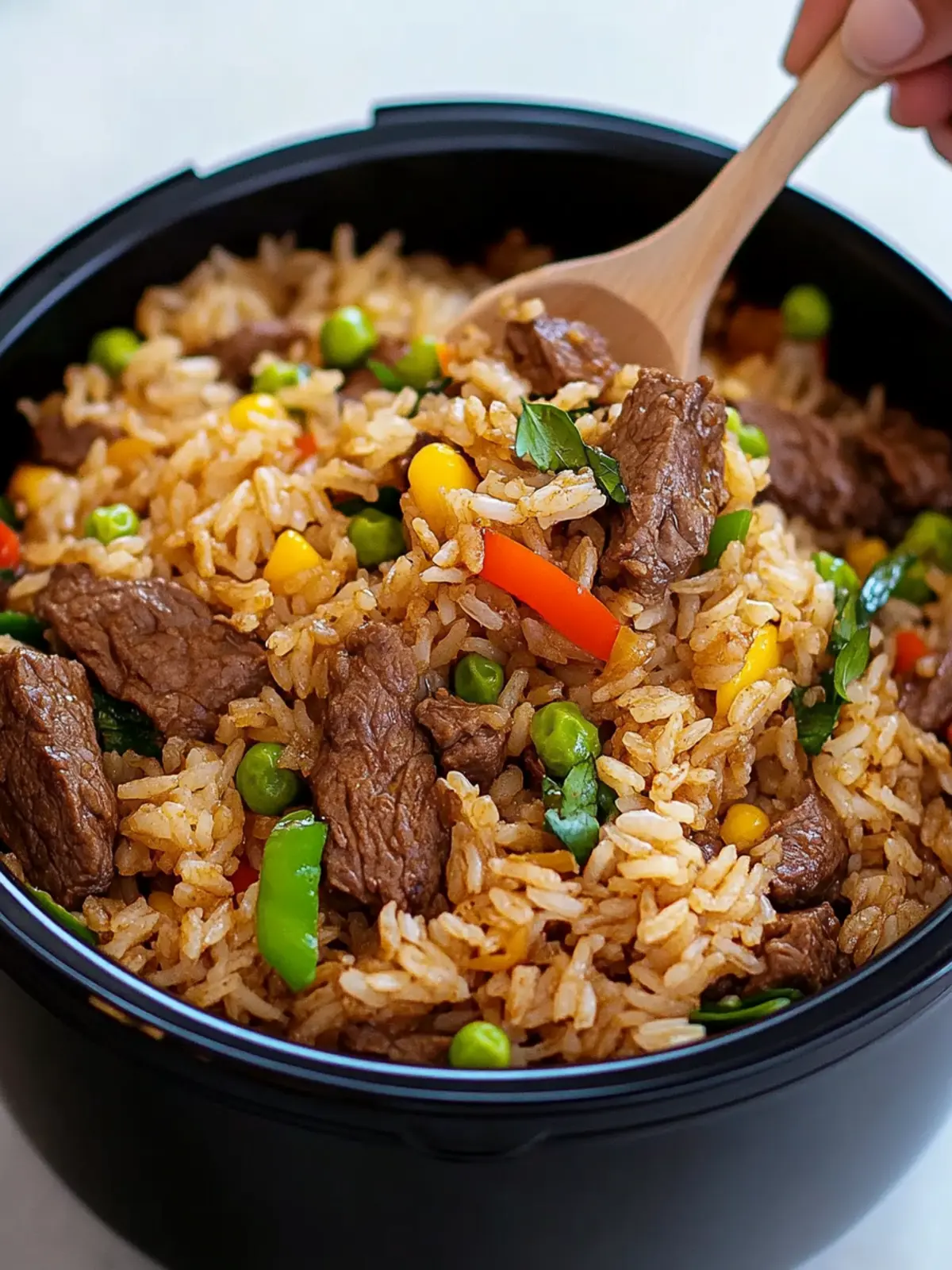 Savory Rice Cooker Beef Pepper Rice for Effortless Dinners 2 Rice Cooker Beef Pepper Rice