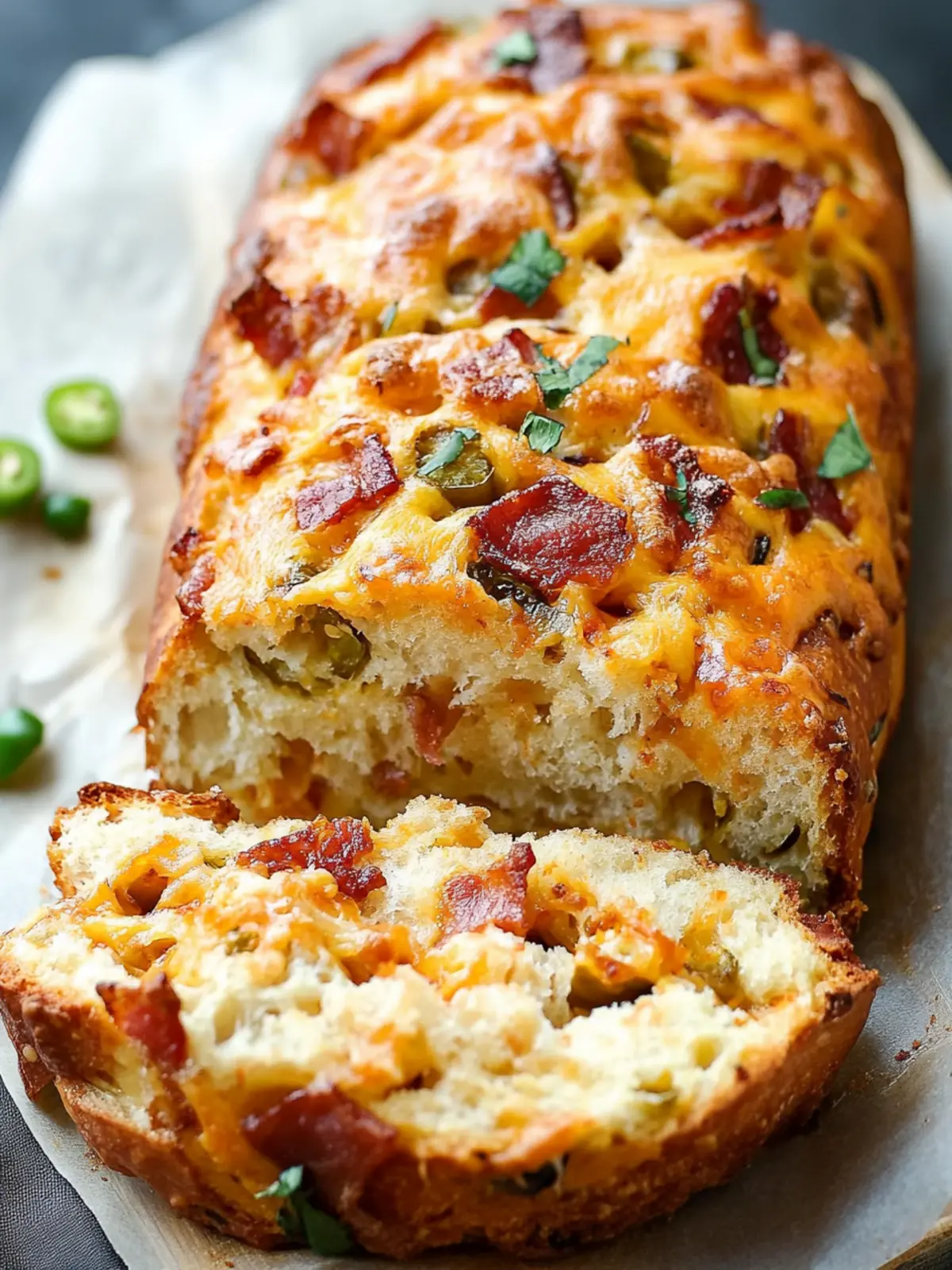 Bacon Jalapeno Popper Cheesy Bread That's Pure Comfort 3 Bacon Jalapeno Popper Cheesy Bread