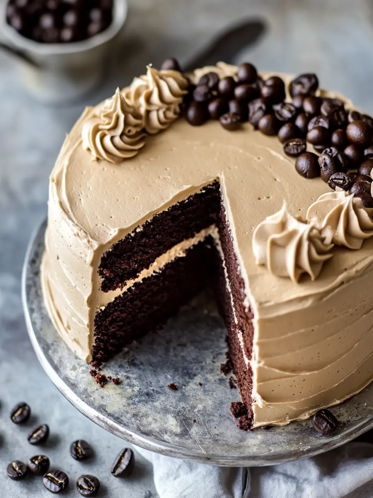 Irresistible Chocolate Mocha Cake with Espresso Buttercream Magic 2 Chocolate Mocha Cake with Espresso Buttercream