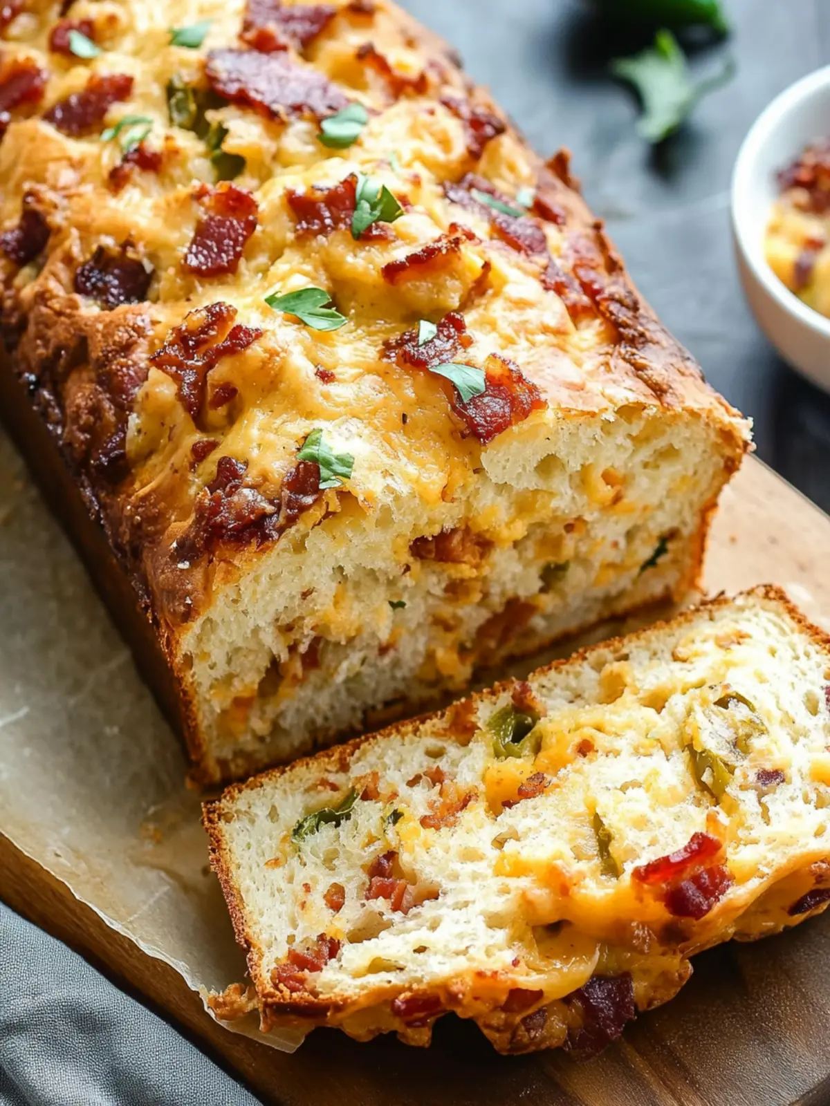 Bacon Jalapeno Popper Cheesy Bread That's Pure Comfort 2 Bacon Jalapeno Popper Cheesy Bread