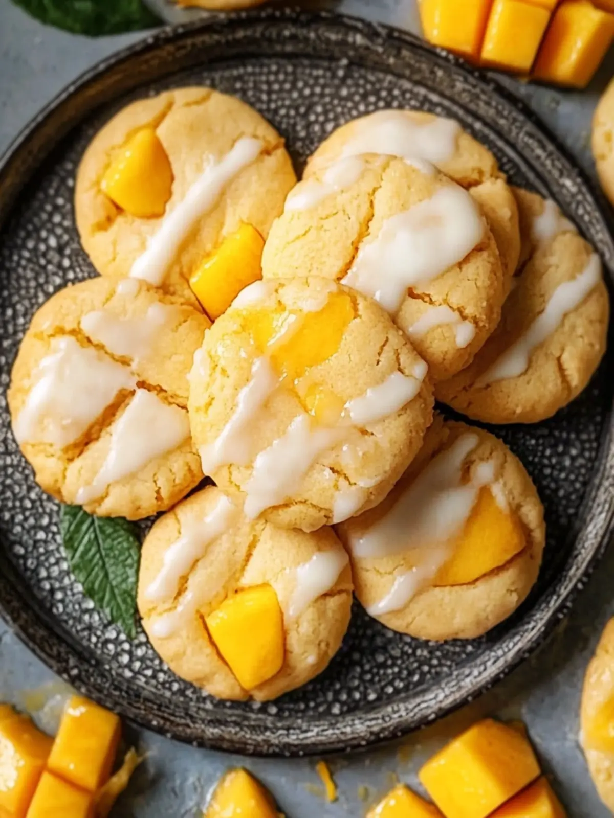 Mango Cookies That Melt in Your Mouth with Vanilla Bliss 4 Mango Cookies