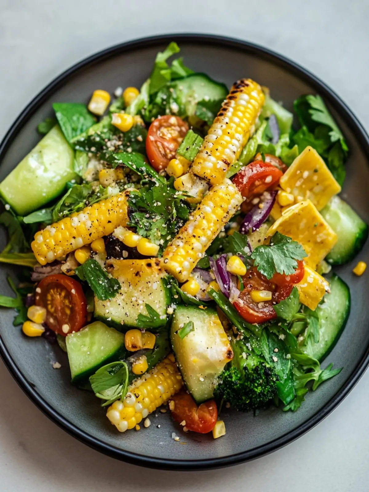 Charred Corn Salad - A Quick & Flavorful Vegan Delight 4 Charred Corn Salad