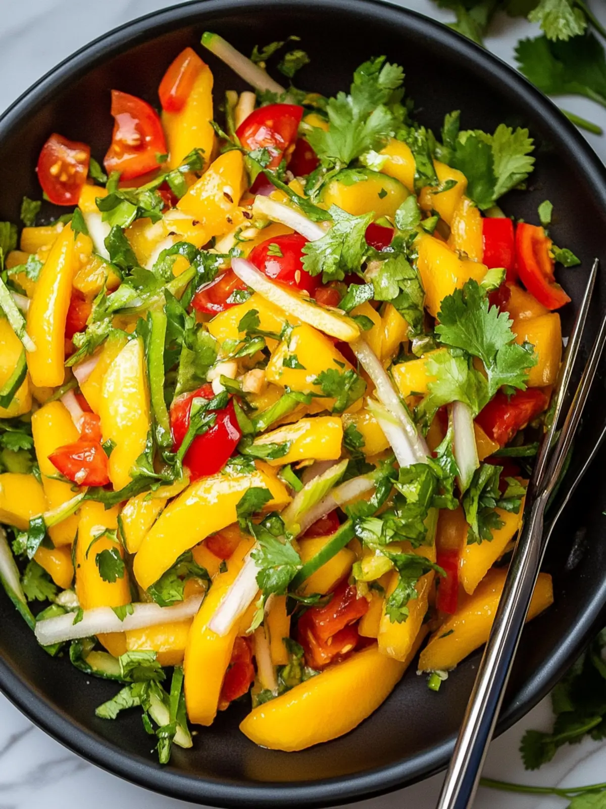 Delicious Thai Mango Salad: Refreshing Twist on a Classic! 3 Thai Mango Salad