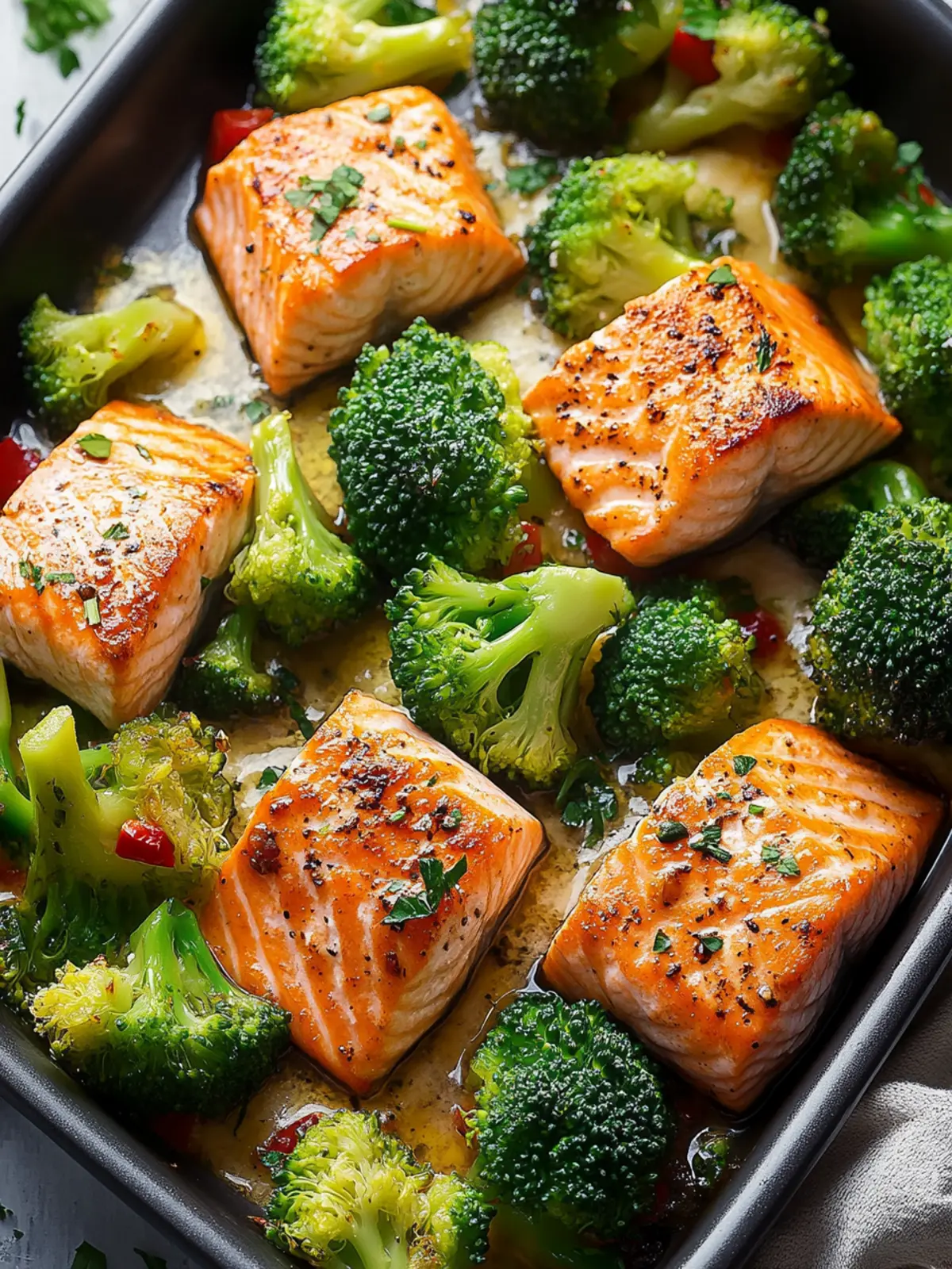 One-Skillet Salmon and Broccoli: Easy, Healthy Dinner Bliss 3 One-Skillet Salmon and Broccoli