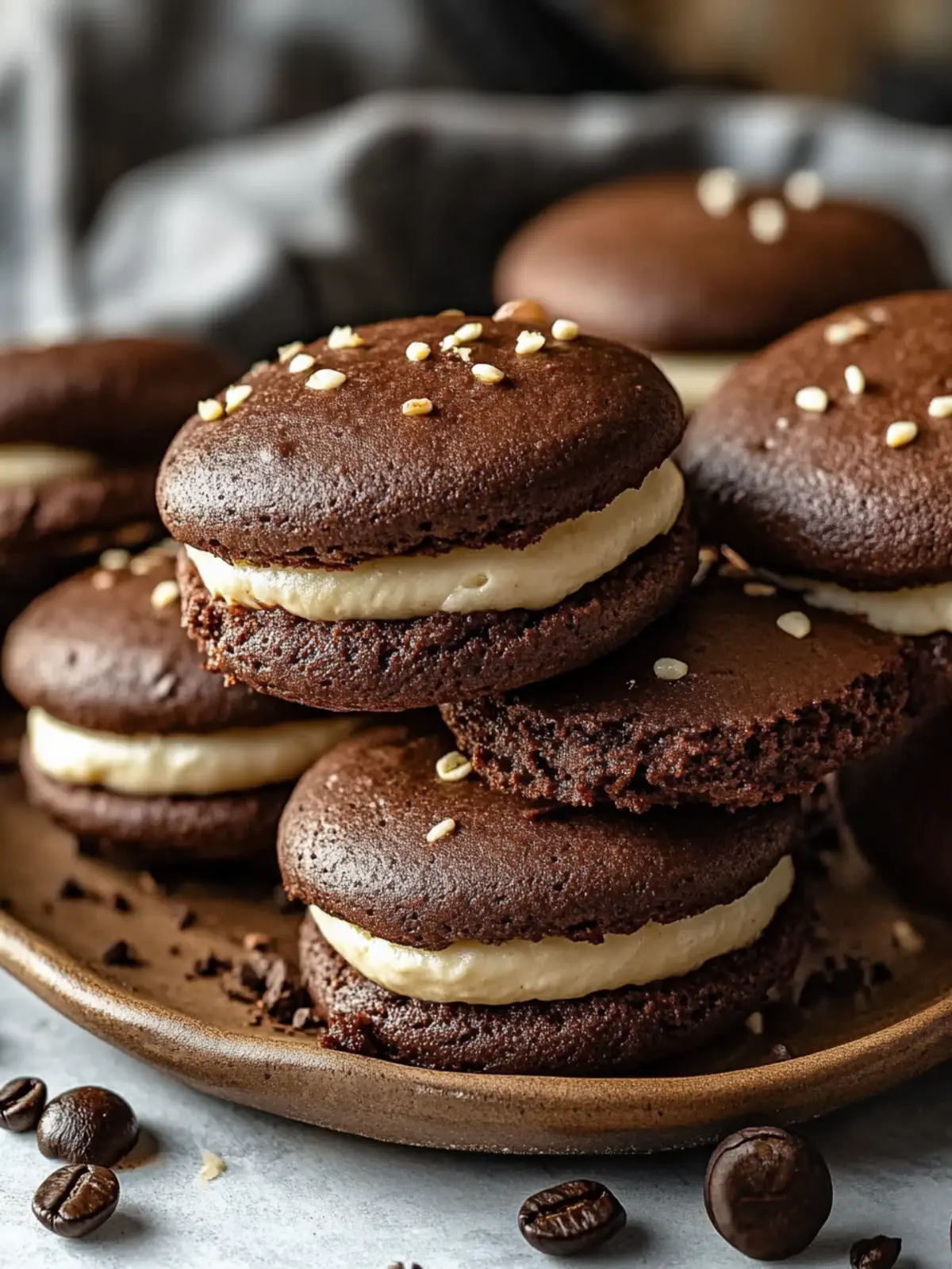 Irresistible Chocolate Coffee Whoopie Pies to Satisfy Cravings 4 Chocolate Coffee Whoopie Pies