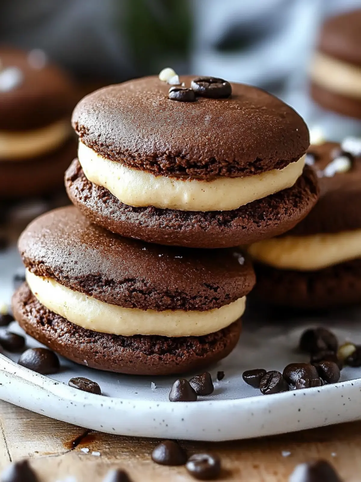 Irresistible Chocolate Coffee Whoopie Pies to Satisfy Cravings 3 Chocolate Coffee Whoopie Pies
