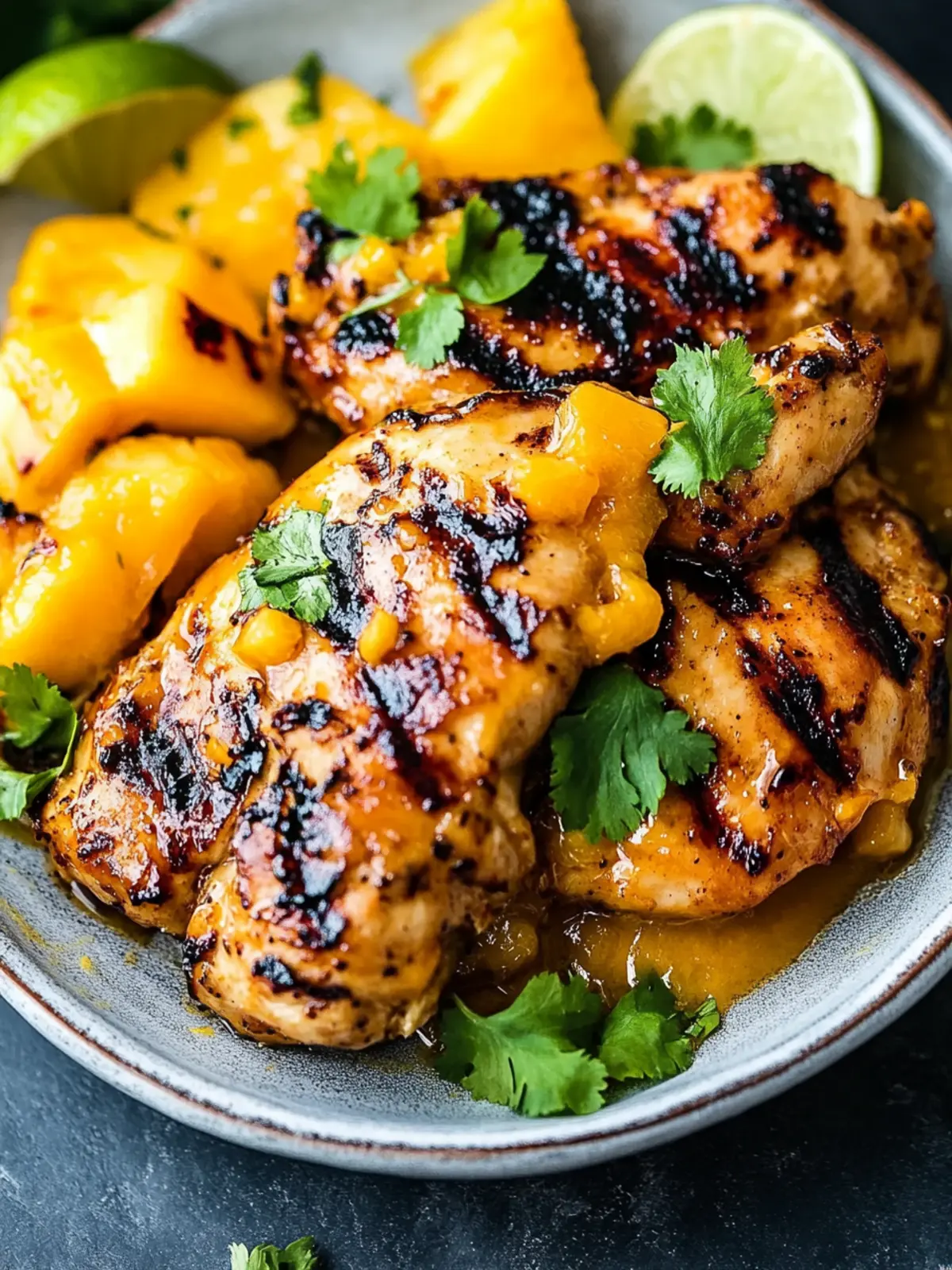 Savory Grilled Mango Chicken for Flavorful Summer Nights 2 Grilled Mango Chicken
