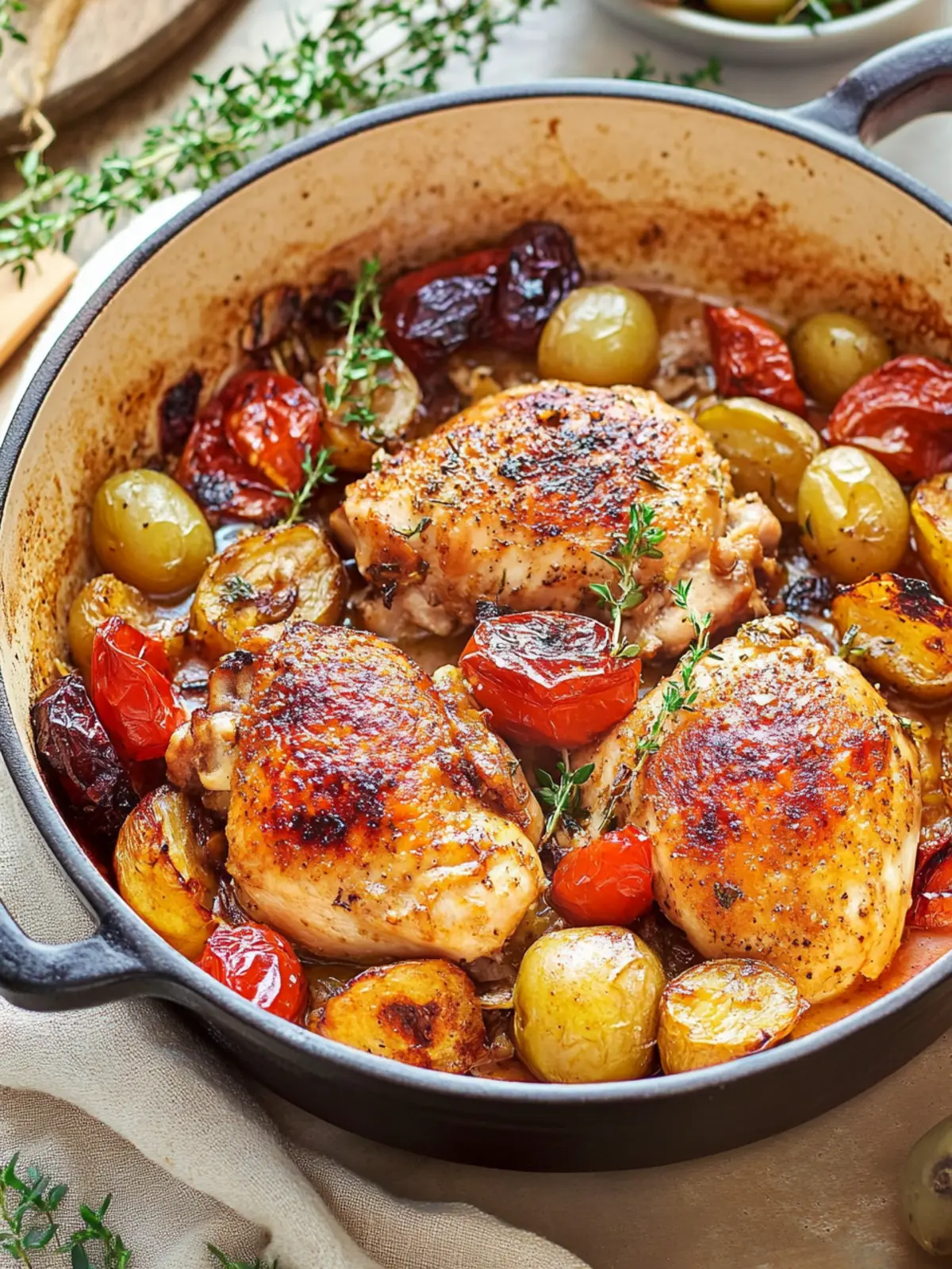 Savory Chicken Provencal: Quick One-Skillet Wonder 4 Chicken Provencal