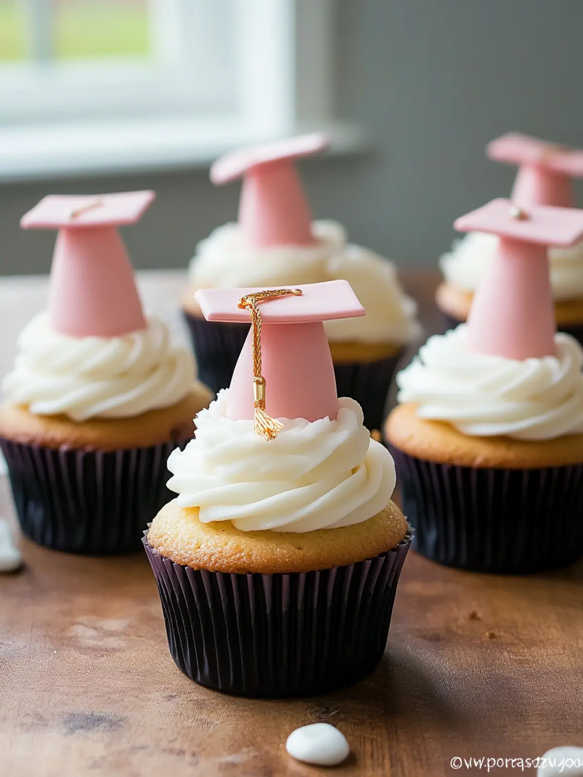 Irresistible Graduation Cupcakes with Creamy Buttercream Joy 2 Graduation Cupcakes