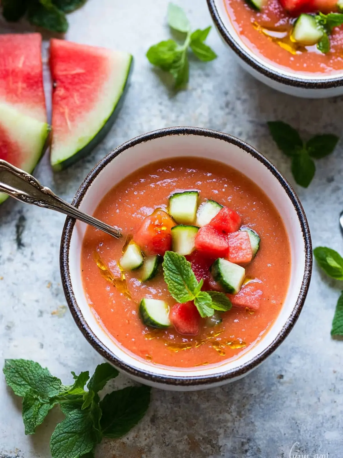 Cool Down This Summer with Easy Watermelon Gazpacho Recipe 2 Easy Watermelon Gazpacho Recipe