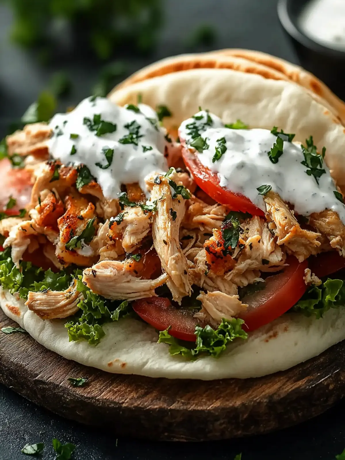 Slow Cooker Chicken Gyros with Tzatziki for Easy Weeknight Dinners 5 Slow Cooker Chicken Gyros
