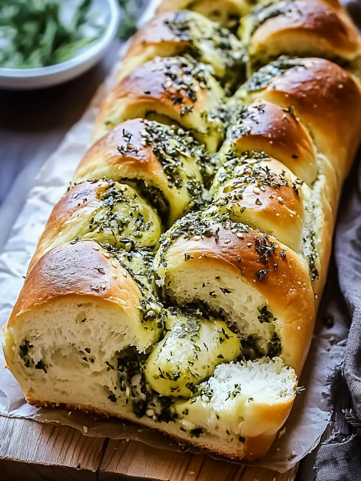 Heavenly Swirled Garlic Herb Bread for Cozy Nights 4 Swirled Garlic Herb Bread