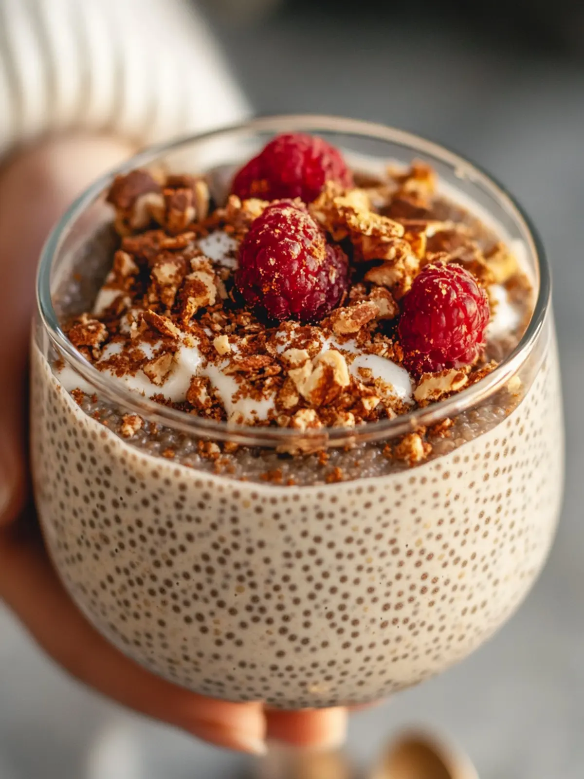 Gingerbread Cheesecake Chia Pudding for a Cozy Holiday Treat 5 Gingerbread Cheesecake Chia Pudding