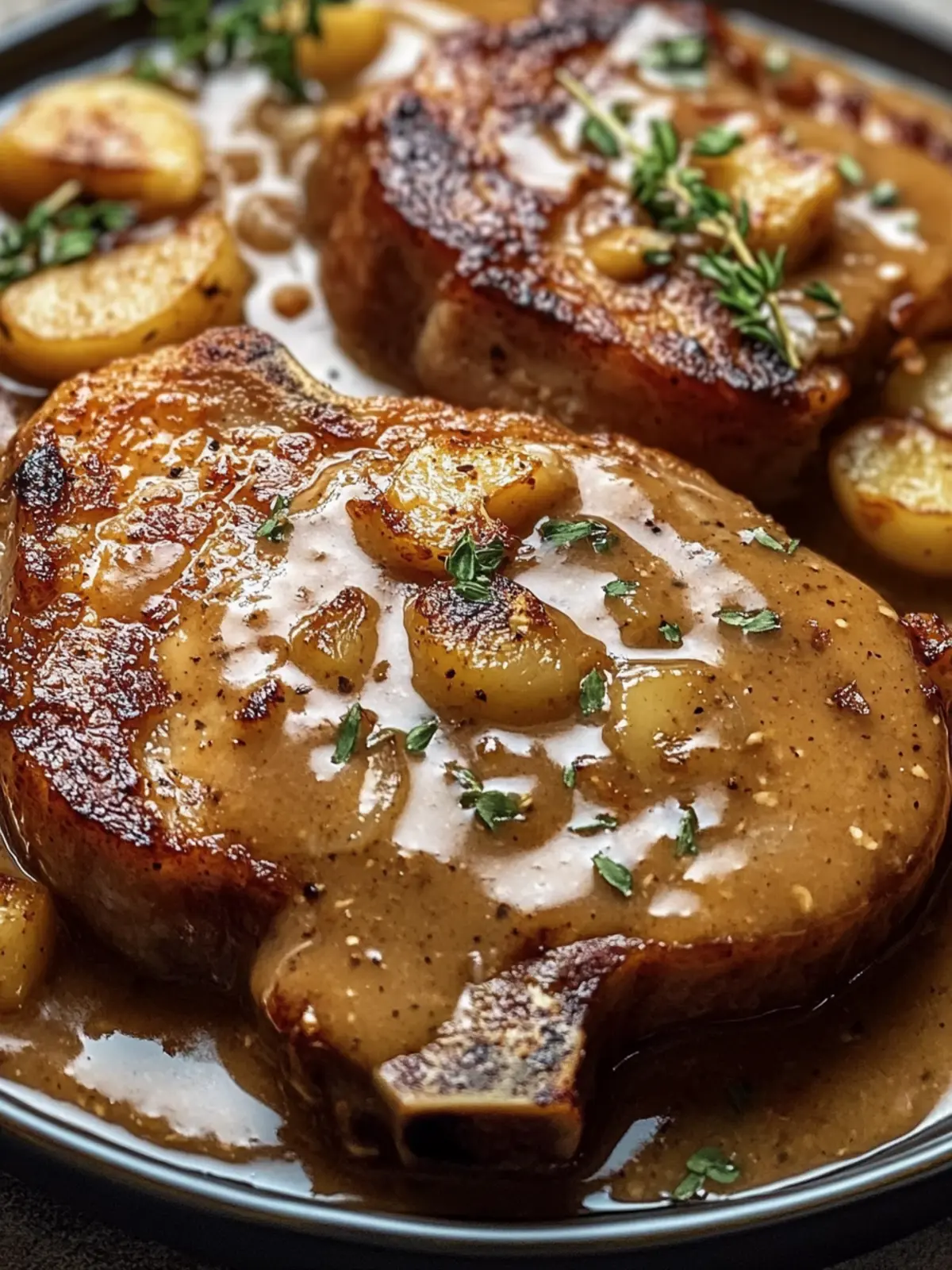 Savory Smothered Pork Chops with Creamy Onion Gravy Delight 2 Smothered Pork Chops
