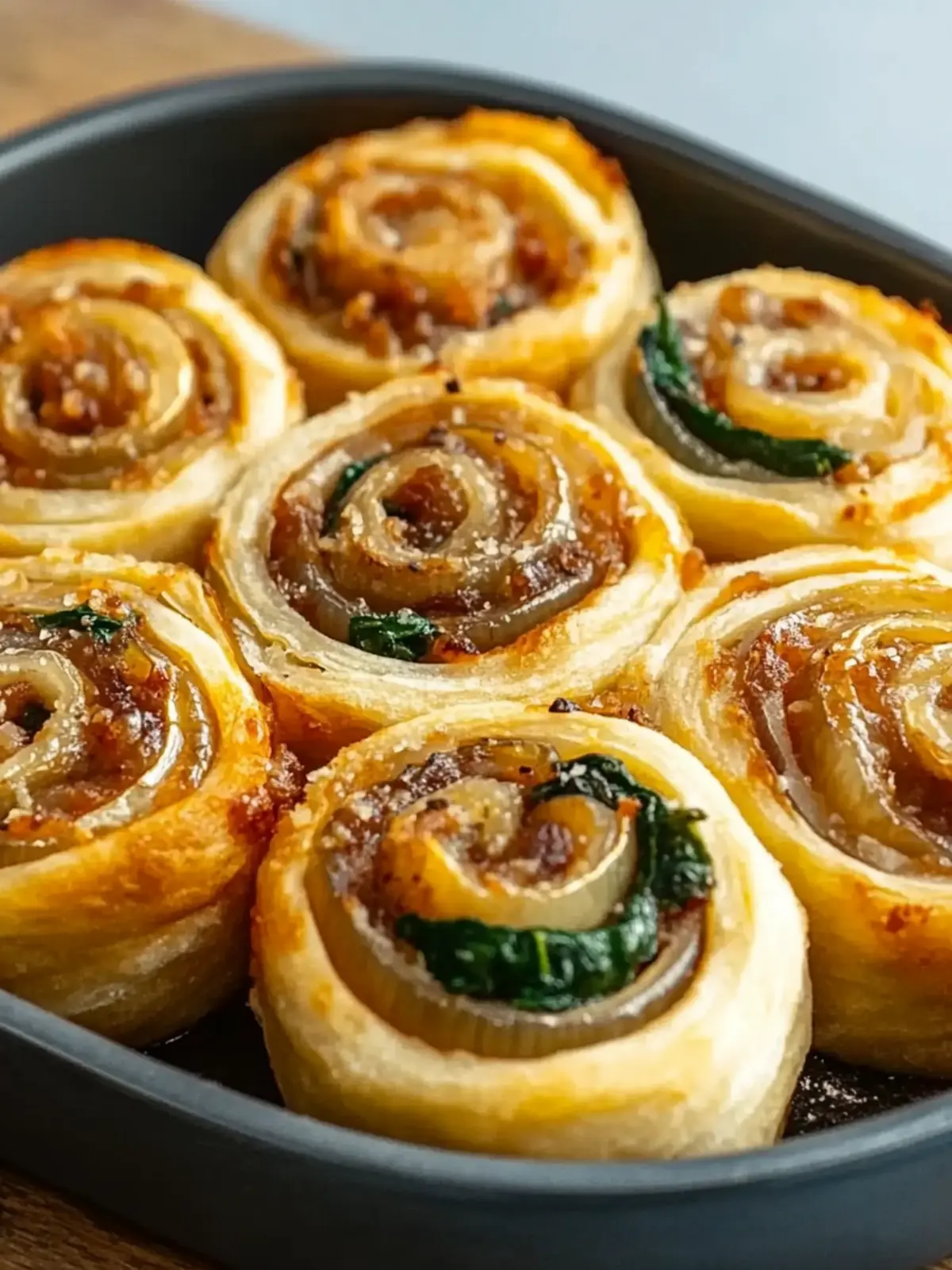 Vegan Caramelized Onion & Spinach Pizza Rolls for Cozy Nights 3 Vegan Caramelized Onion & Spinach Pizza Rolls