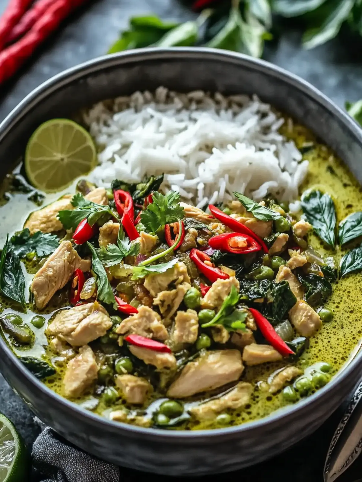 Mouthwatering Ground Chicken Green Thai Curry in 30 Minutes 2 Ground Chicken Green Thai Curry