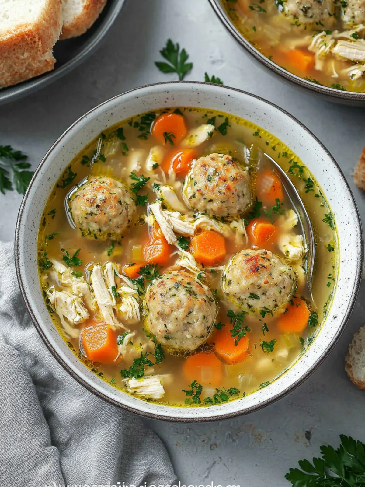 Delicious Chicken Meatball Soup Ready in Just 17 Minutes 3 Chicken Meatball Soup