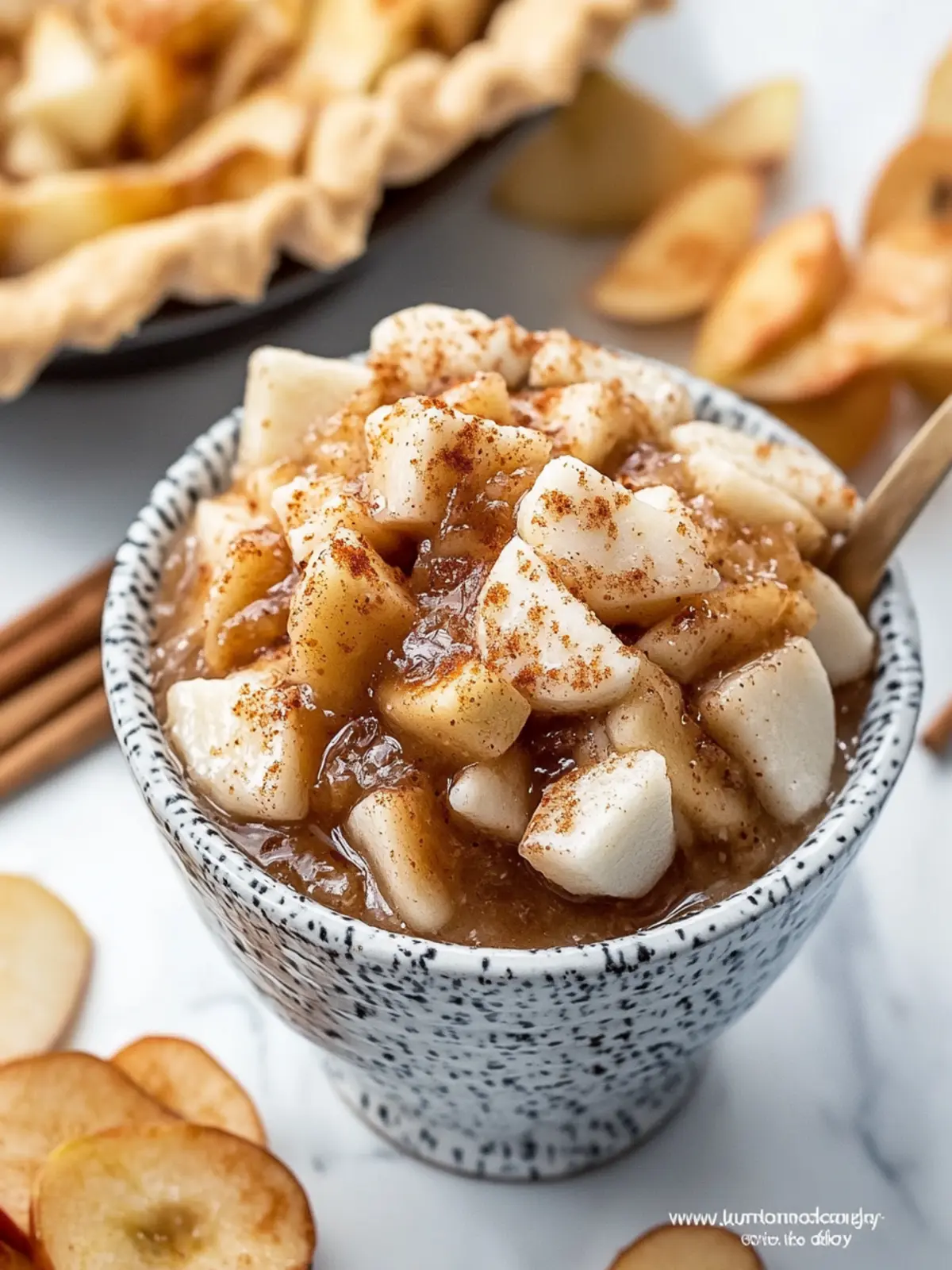 Irresistible Apple Pie Dip with Sweet Cinnamon Chips 3 Apple Pie Dip