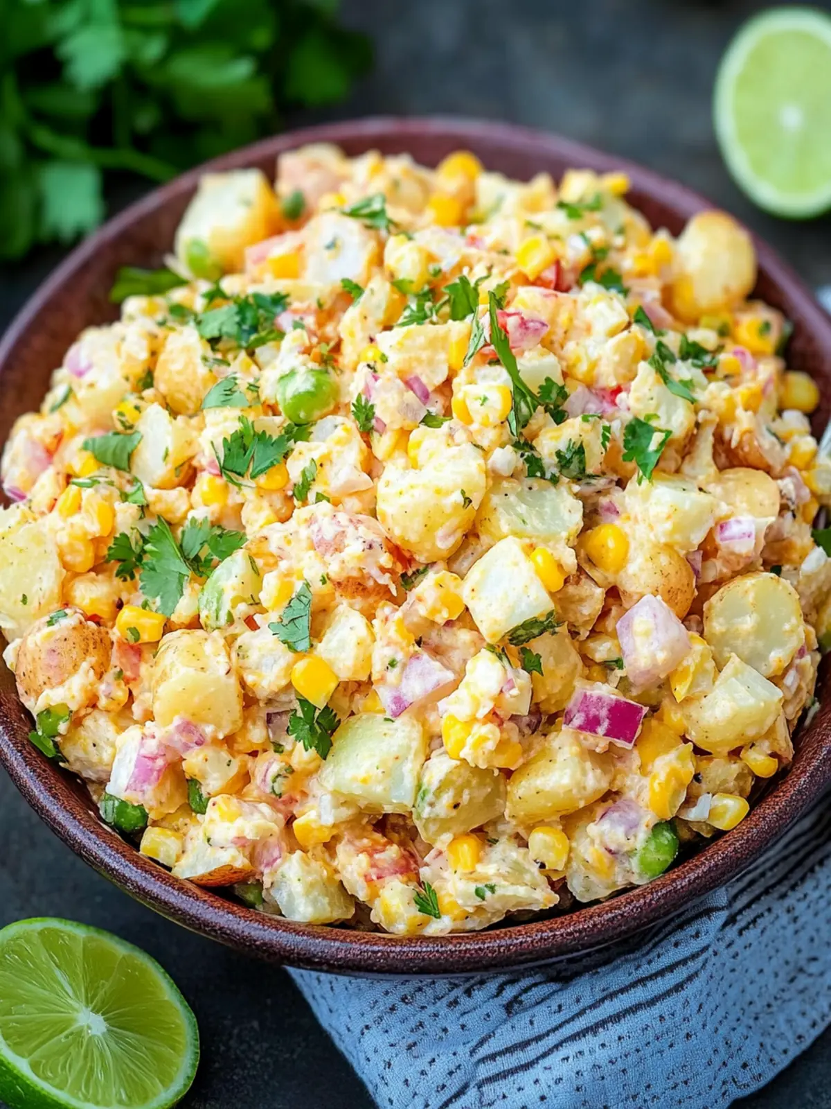 Creamy Mexican Street Corn Potato Salad for Summer Fun 2 Mexican Street Corn Potato Salad