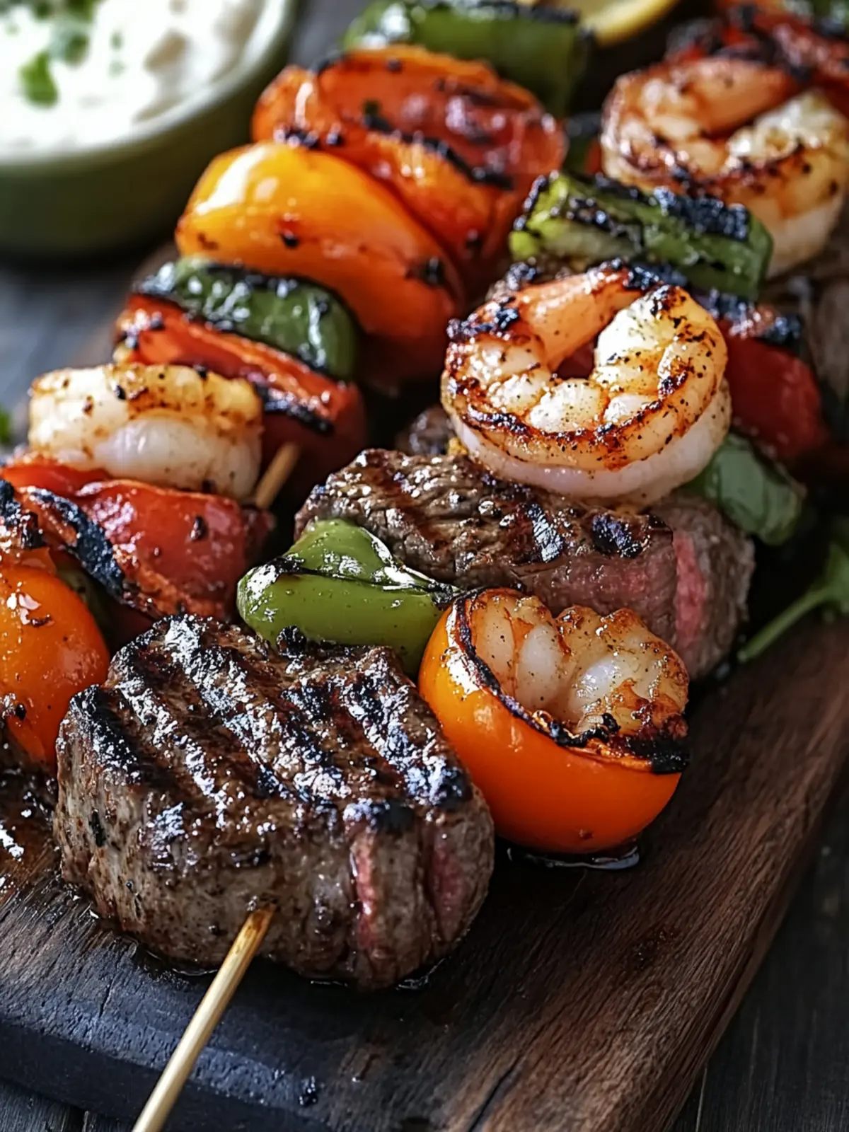 Perfect Grilled Steak and Shrimp Kabobs for Flavor Lovers 2 Grilled Steak and Shrimp Kabobs