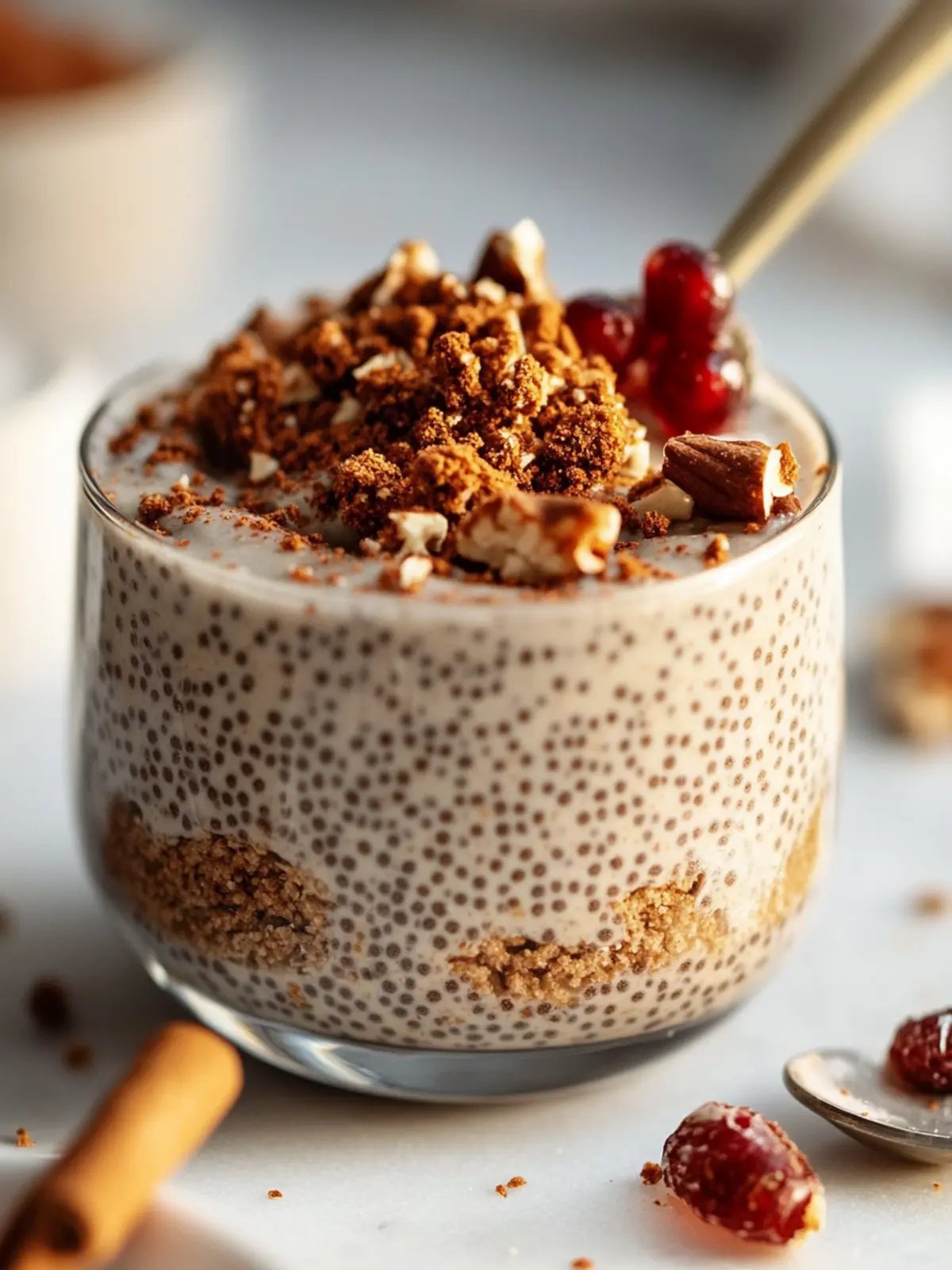 Gingerbread Cheesecake Chia Pudding for a Cozy Holiday Treat 2 Gingerbread Cheesecake Chia Pudding