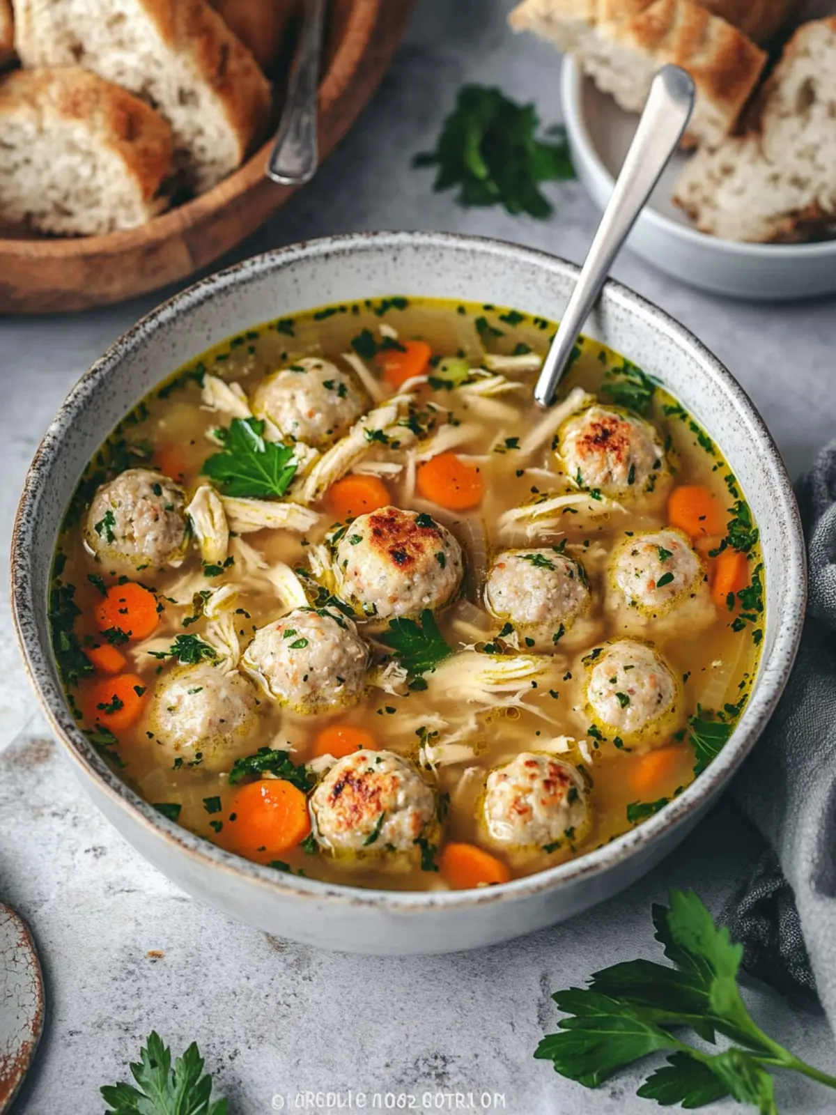 Delicious Chicken Meatball Soup Ready in Just 17 Minutes 4 Chicken Meatball Soup